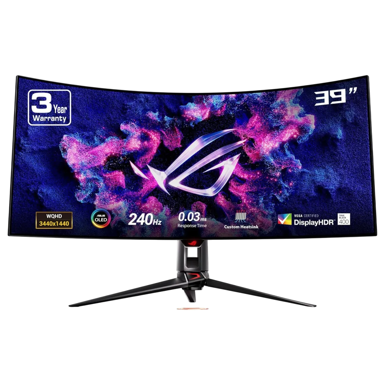 Màn hình cong gaming ASUS ROG Swift PG39WCDM OLED với thiết kế sang trọng