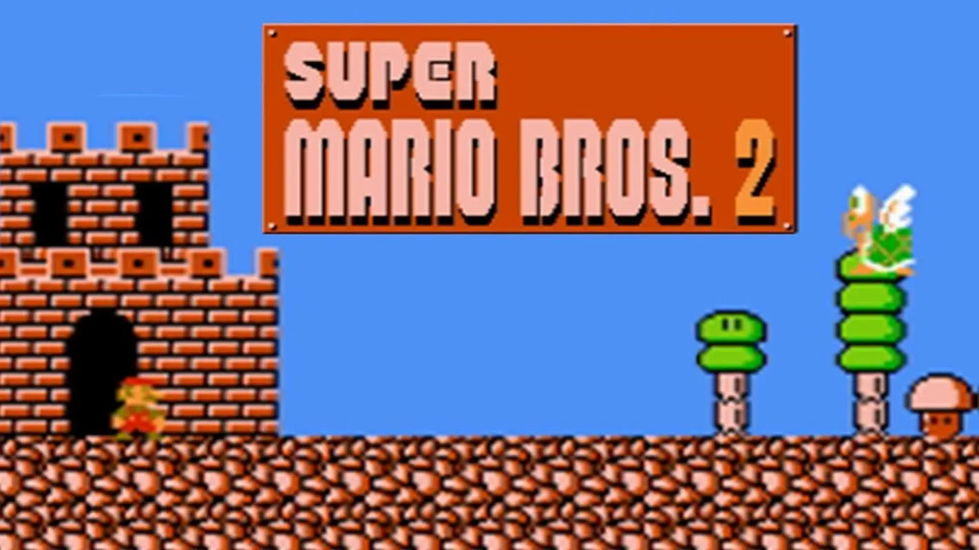 Màn hình game Super Mario Bros. 2, hay còn gọi là The Lost Levels