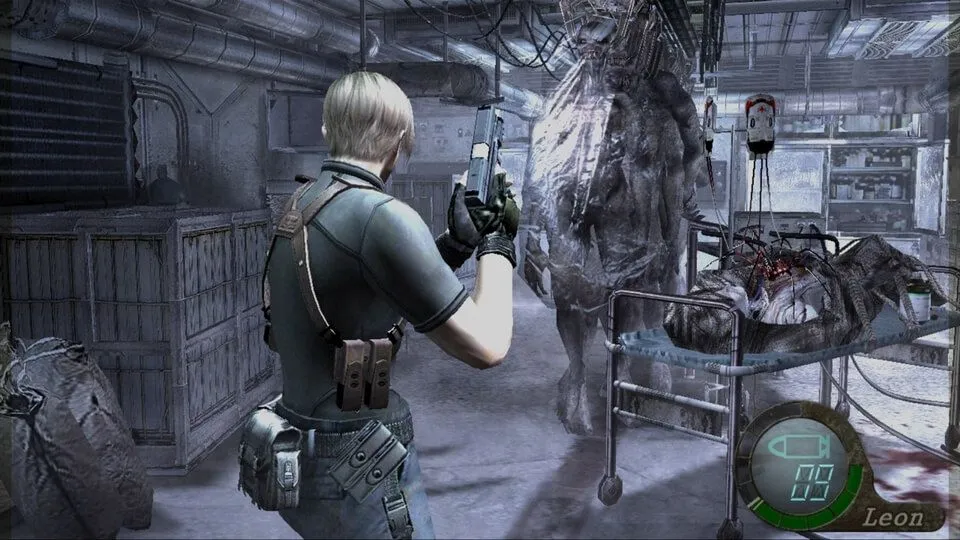 Màn hình gameplay kinh dị của Resident Evil 4 HD