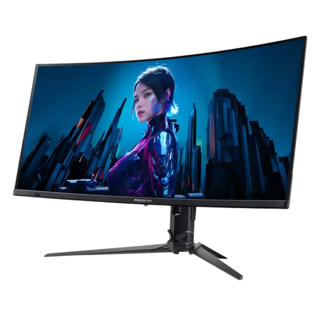 Màn hình gaming Acer Predator X34 X5 QD-OLED cong siêu rộng với thiết kế hiện đại