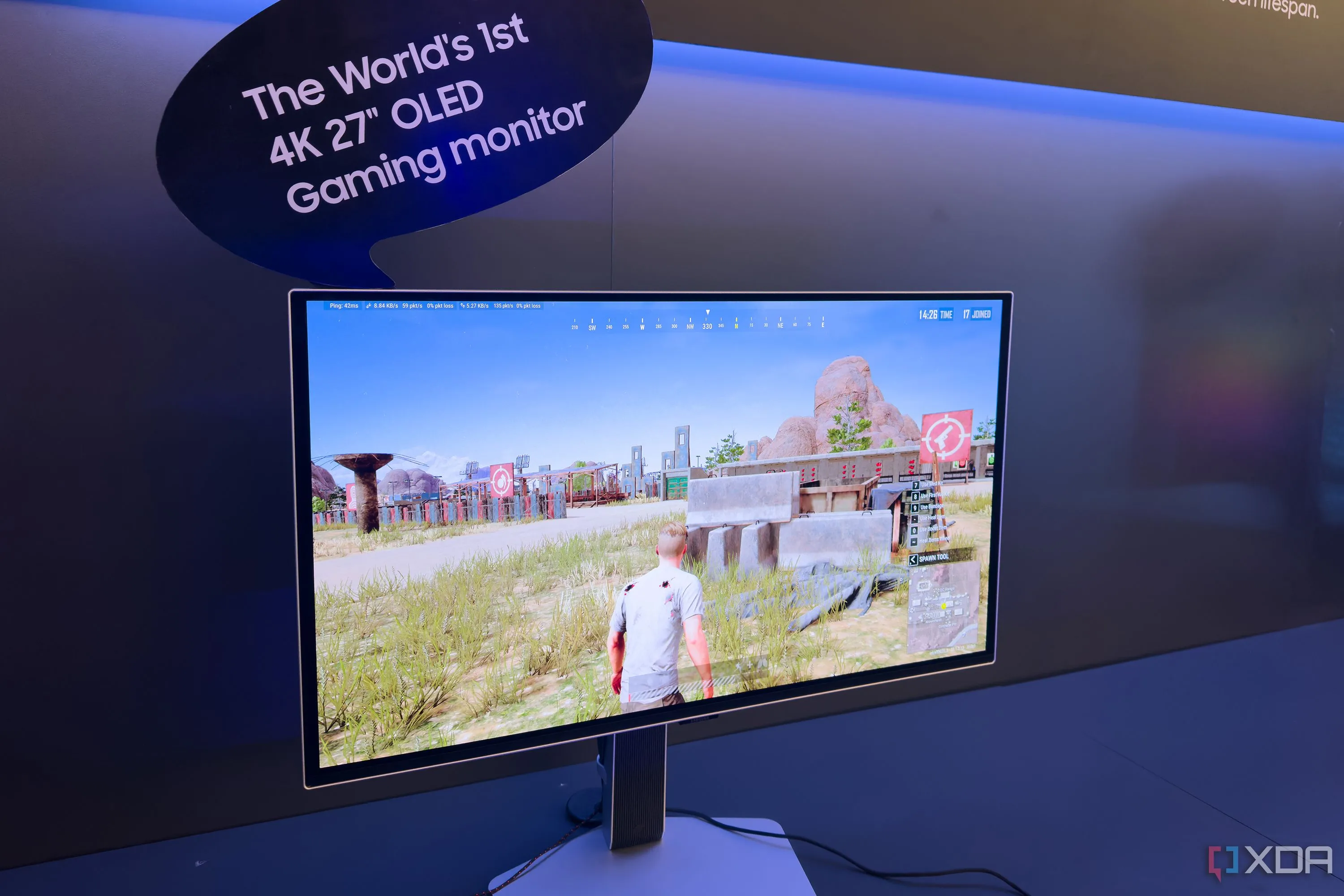 Màn hình gaming Samsung Odyssey OLED G8 27 inch với độ phân giải 4K và tần số quét 240Hz