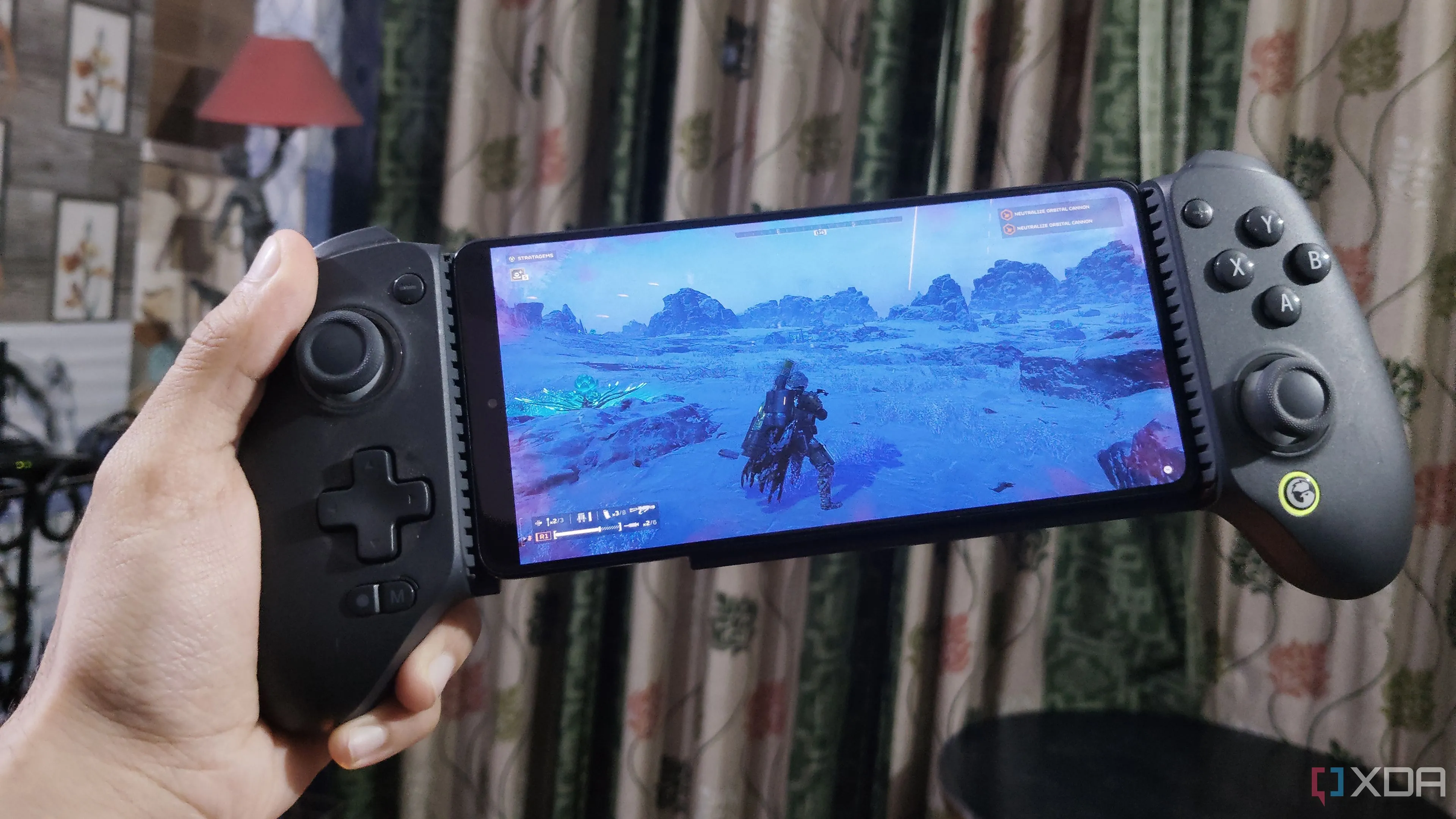 Màn hình máy tính hiển thị game Helldivers 2, minh họa trải nghiệm chơi game PC mà các tựa game Prime Gaming có thể mang lại