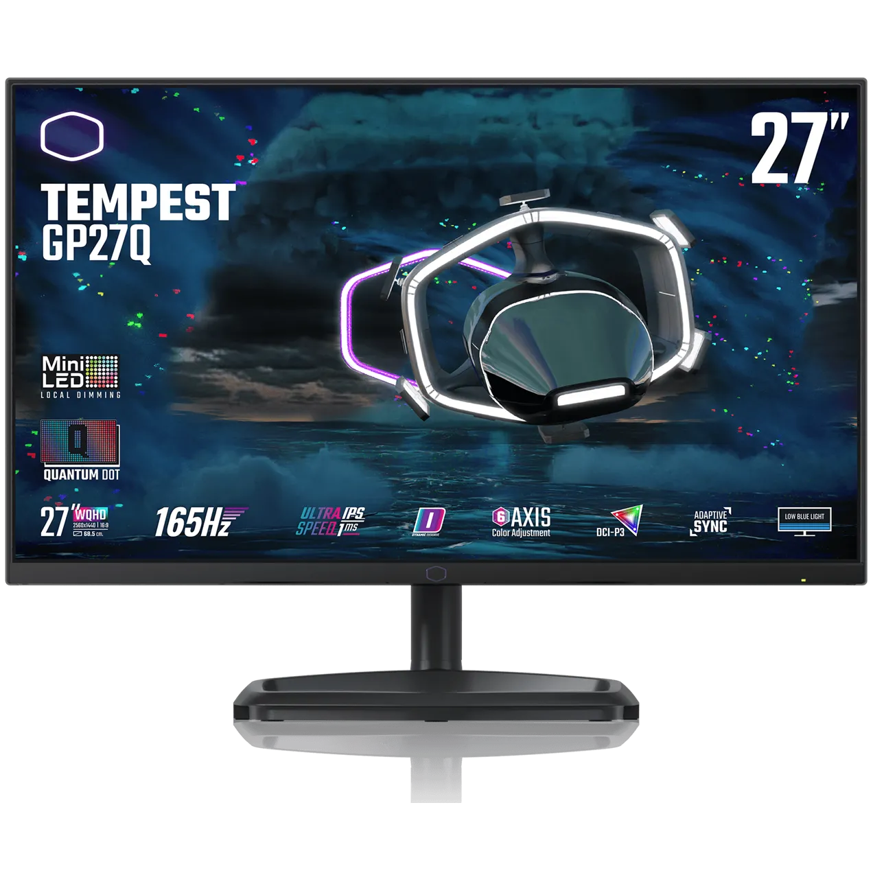 Màn hình Mini-LED Cooler Master Tempest GP27Q, một lựa chọn gaming giá phải chăng với hiệu suất HDR và màu sắc tuyệt vời