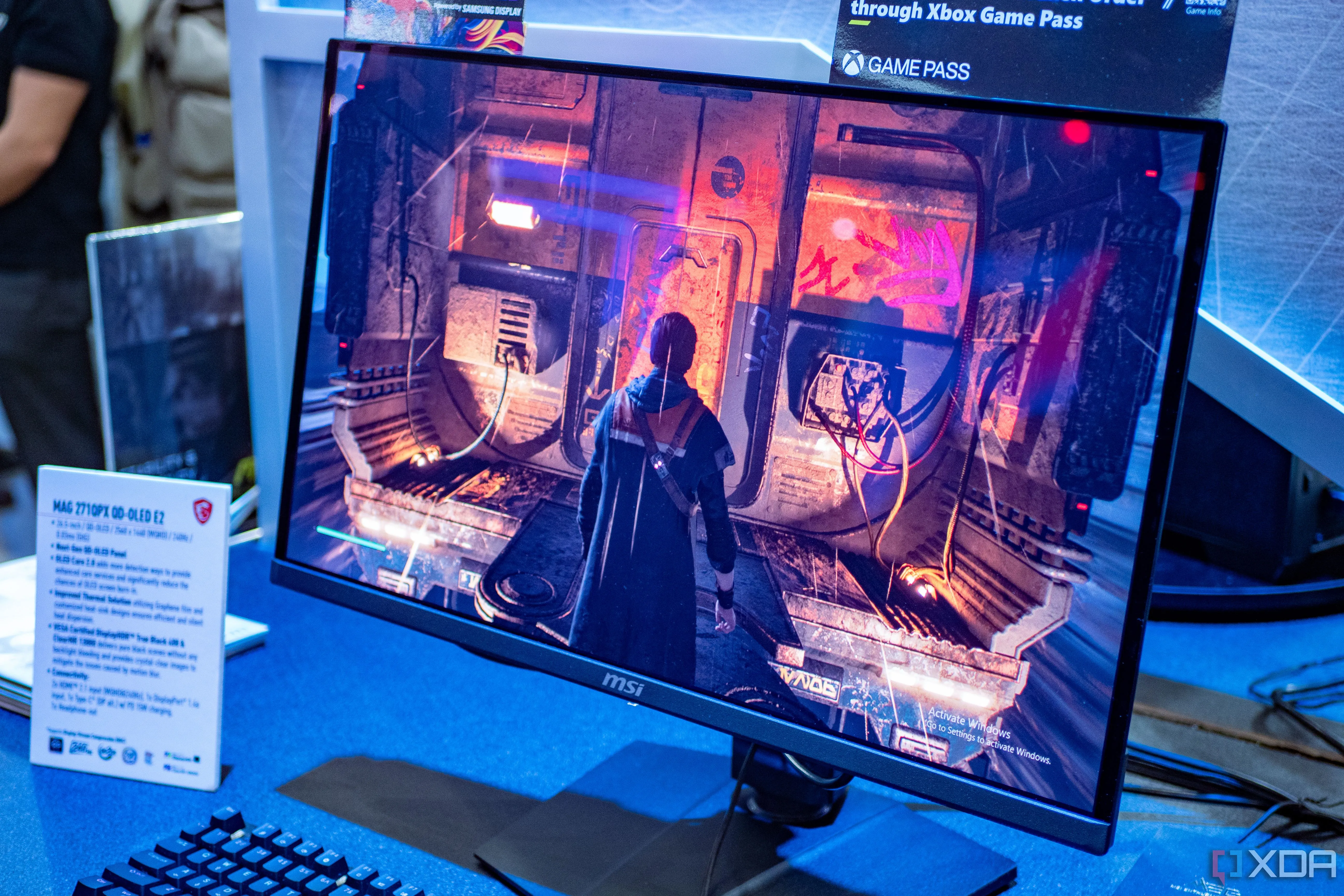 Màn hình MSI MAG 271QPX QD-OLED E2 tại sự kiện Computex, một đối thủ đáng gờm trên thị trường