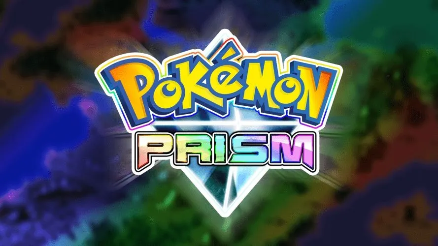 Màn hình tiêu đề của trò chơi fan-made Pokémon Prism