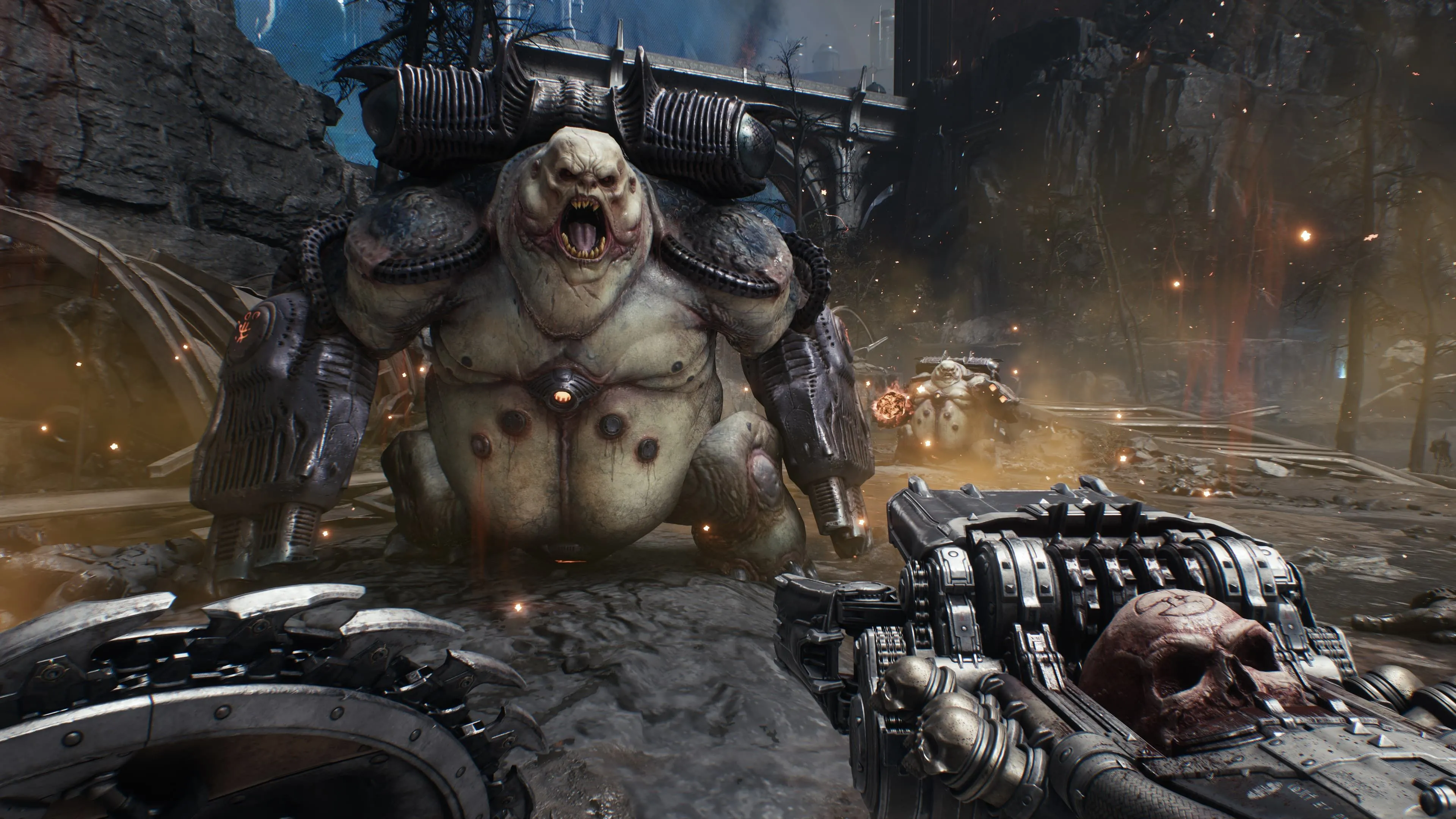 Mancubus trong trang bị thời Trung Cổ, kẻ thù đáng gờm của Doomslayer