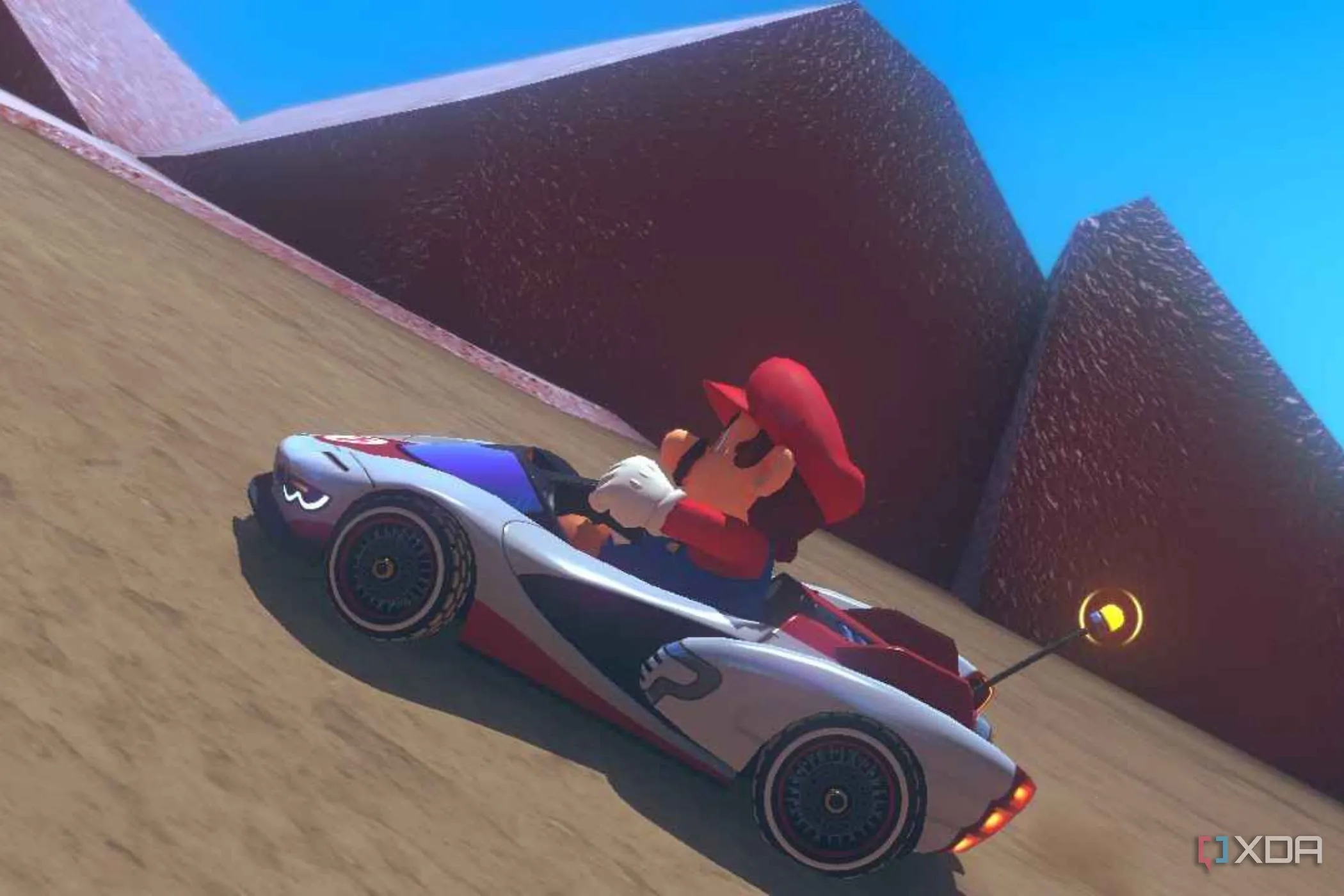 Mario đang đua trên đường băng kem trong Mario Kart 9, minh họa cho những tựa game được mong đợi