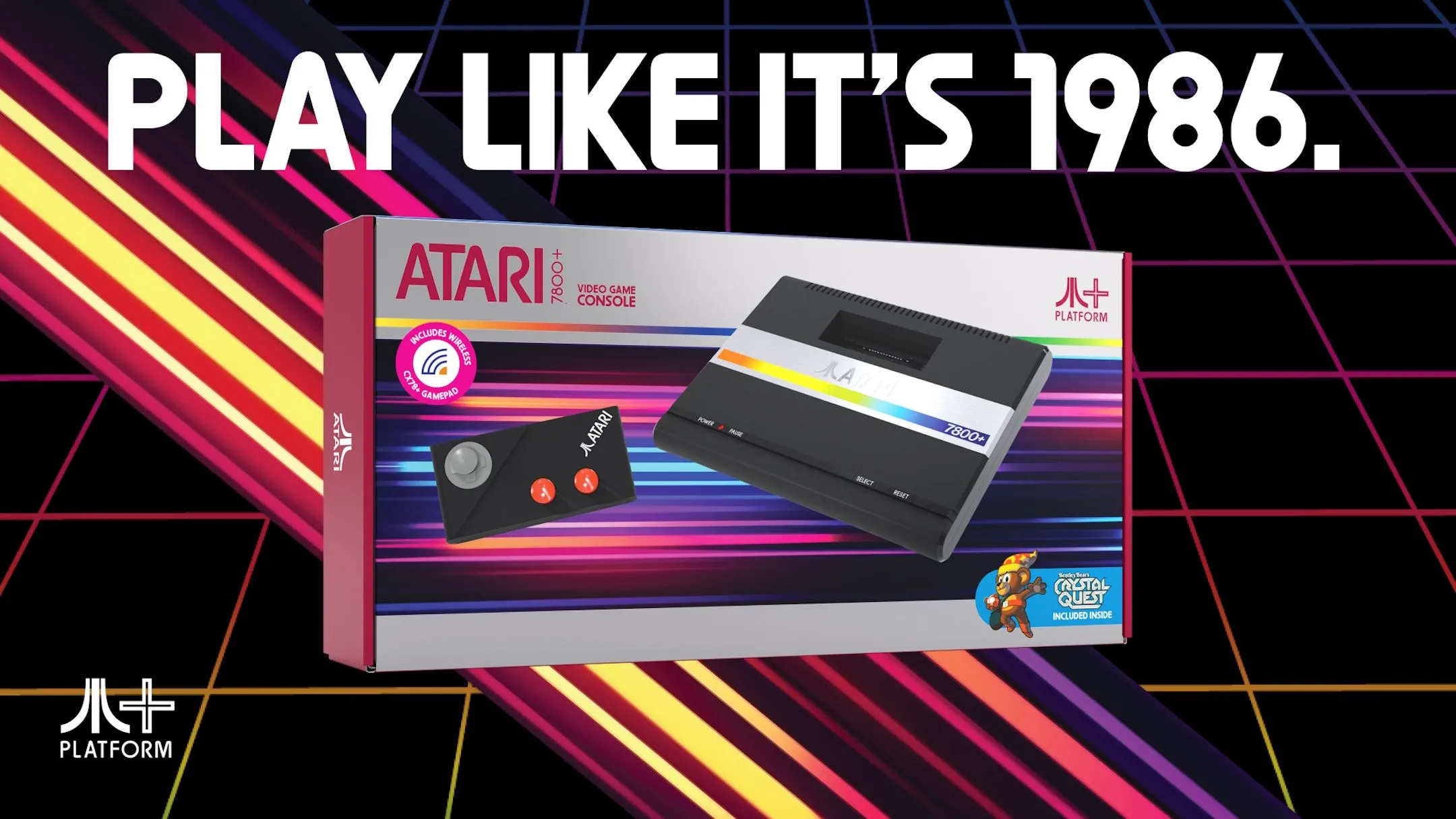 Máy chơi game Atari 7800 Plus, một phiên bản tái phát hành của mẫu console cổ điển