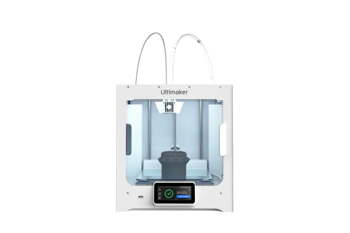 Máy in 3D Ultimaker S3 với thiết kế hiện đại, kín đáo và chuyên nghiệp