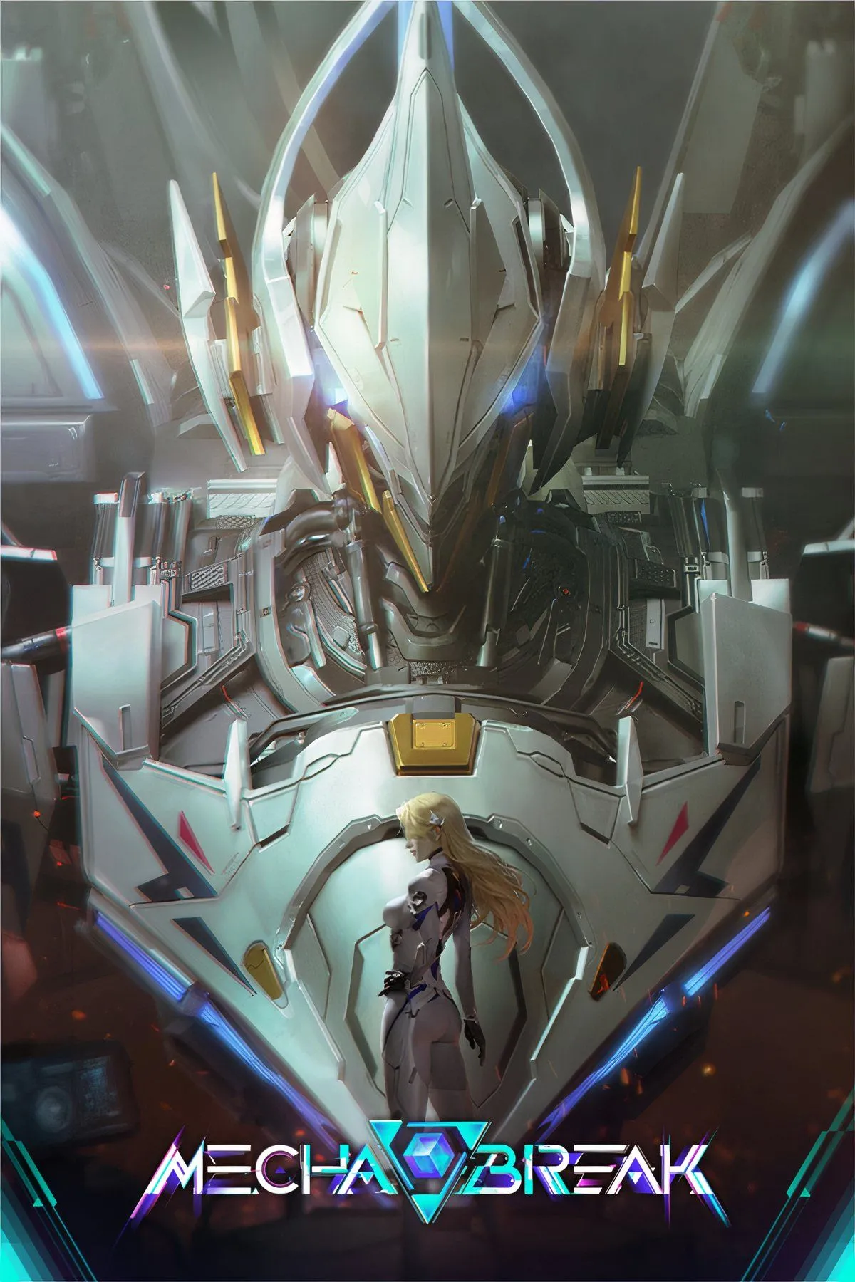 Mech tùy chỉnh với thiết kế chi tiết và màu sắc độc đáo trong Mecha BREAK