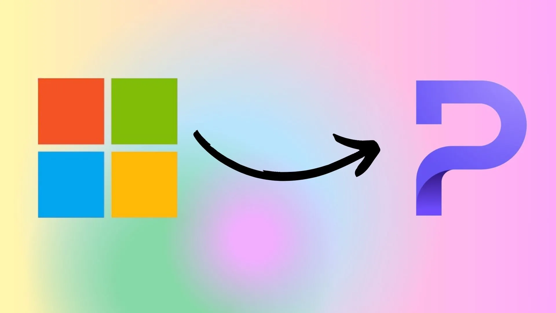 Minh họa quá trình chuyển đổi hệ sinh thái từ các dịch vụ Microsoft sang nền tảng Proton, nhấn mạnh sự thay đổi về quyền riêng tư và bảo mật.