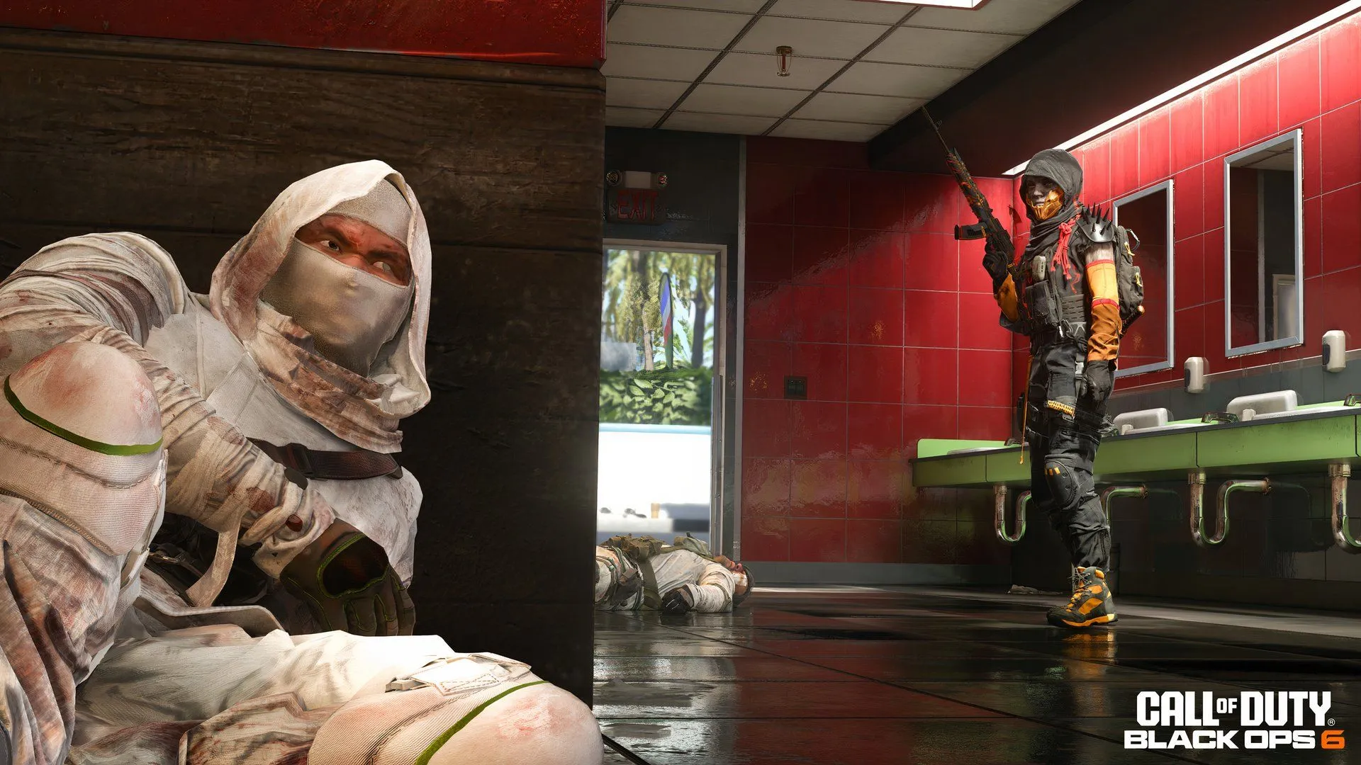Một đặc nhiệm Call of Duty bị thương đang ẩn nấp khỏi kẻ tấn công