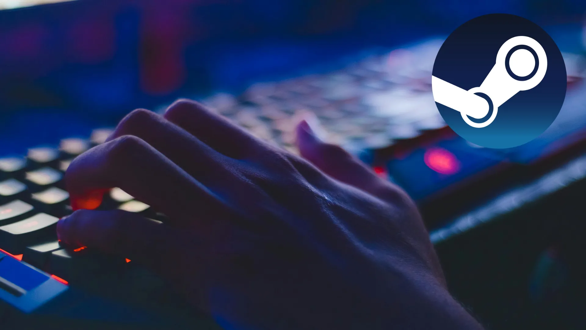 Một game thủ đang trải nghiệm nền tảng Steam trên máy tính, nhấn mạnh sự gắn kết giữa người dùng và Steam