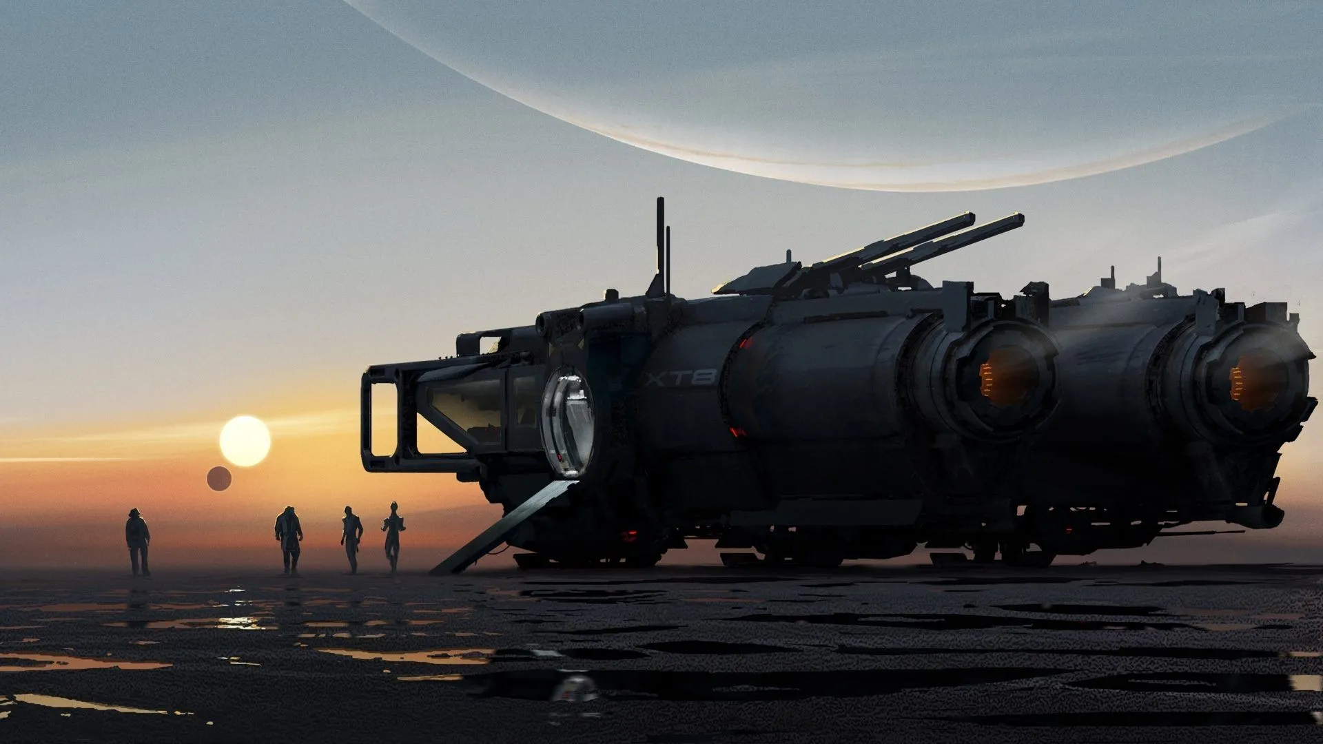 Một hình ảnh concept art của Mass Effect 5 được Bioware chia sẻ