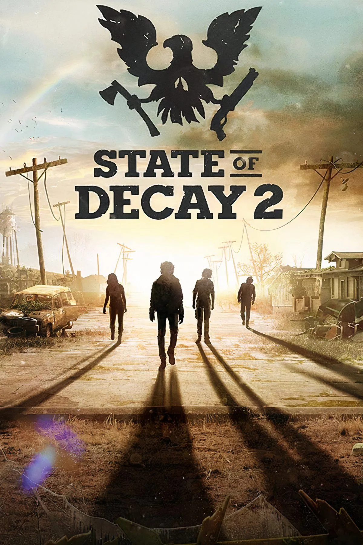 Một nhóm người sống sót chiến đấu với zombie trong State of Decay 2