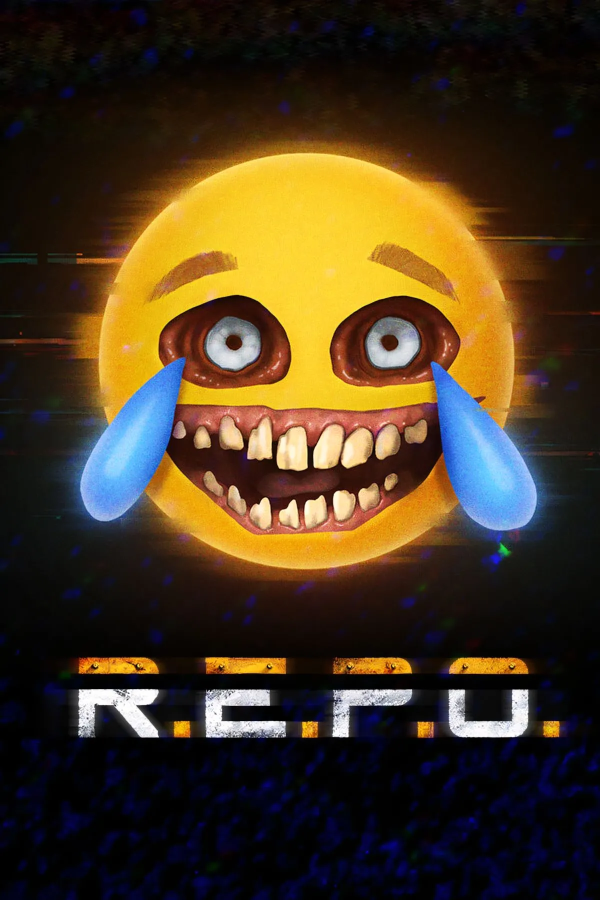 Nghệ thuật bìa game R.E.P.O. với phong cách kinh dị hài hước