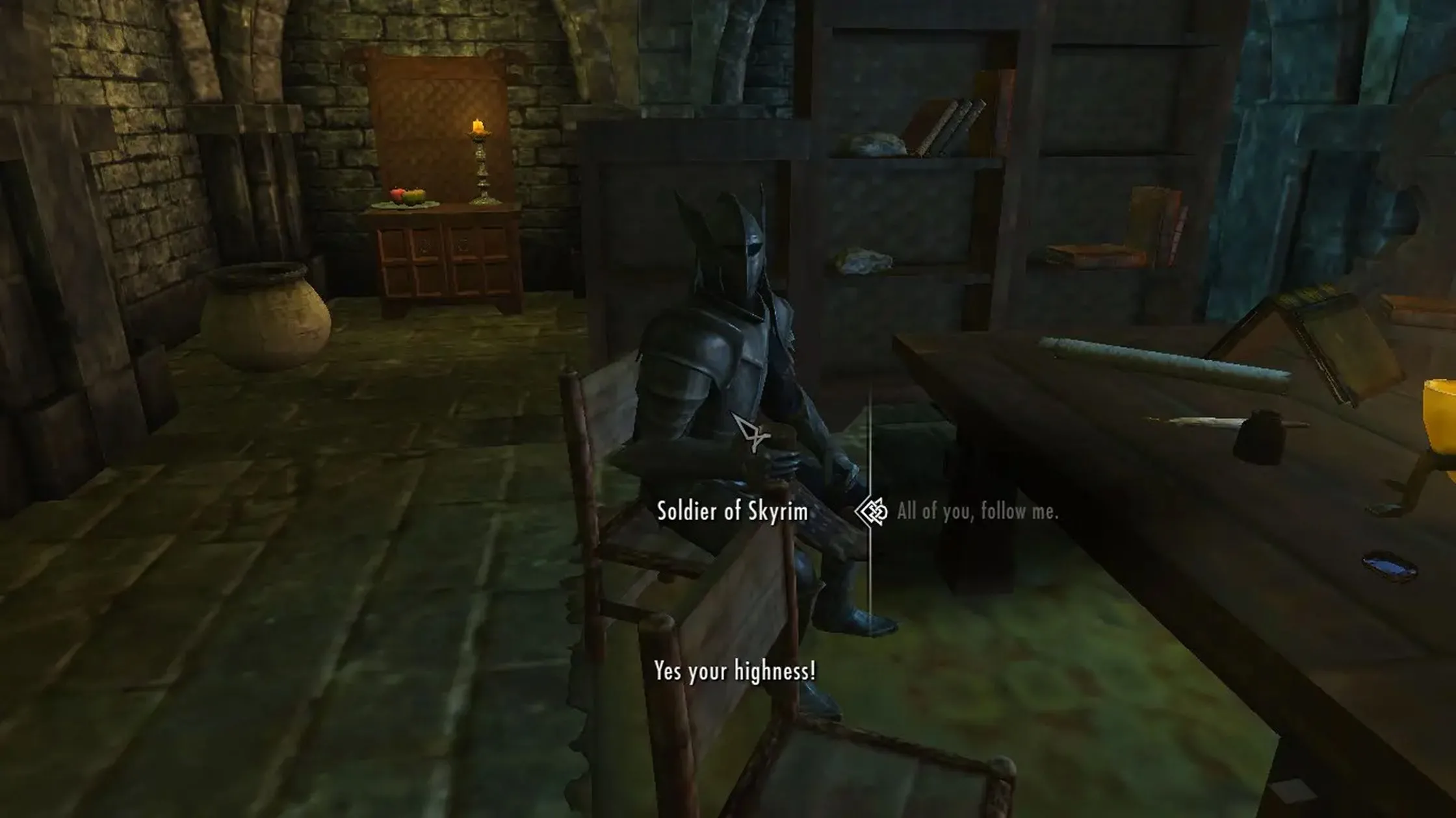 Người chơi trở thành Đại Vương Skyrim, có quyền ra lệnh và quản lý quân đội nhờ mod Become High King of Skyrim