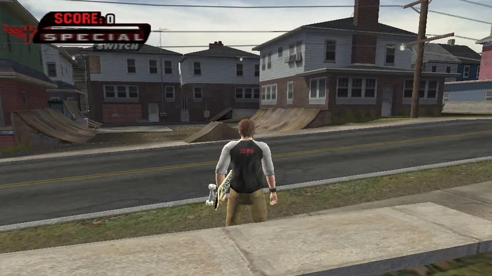 Người trượt ván đang di chuyển trong game Tony Hawk's Underground, một tựa game đã thay đổi hướng đi của series