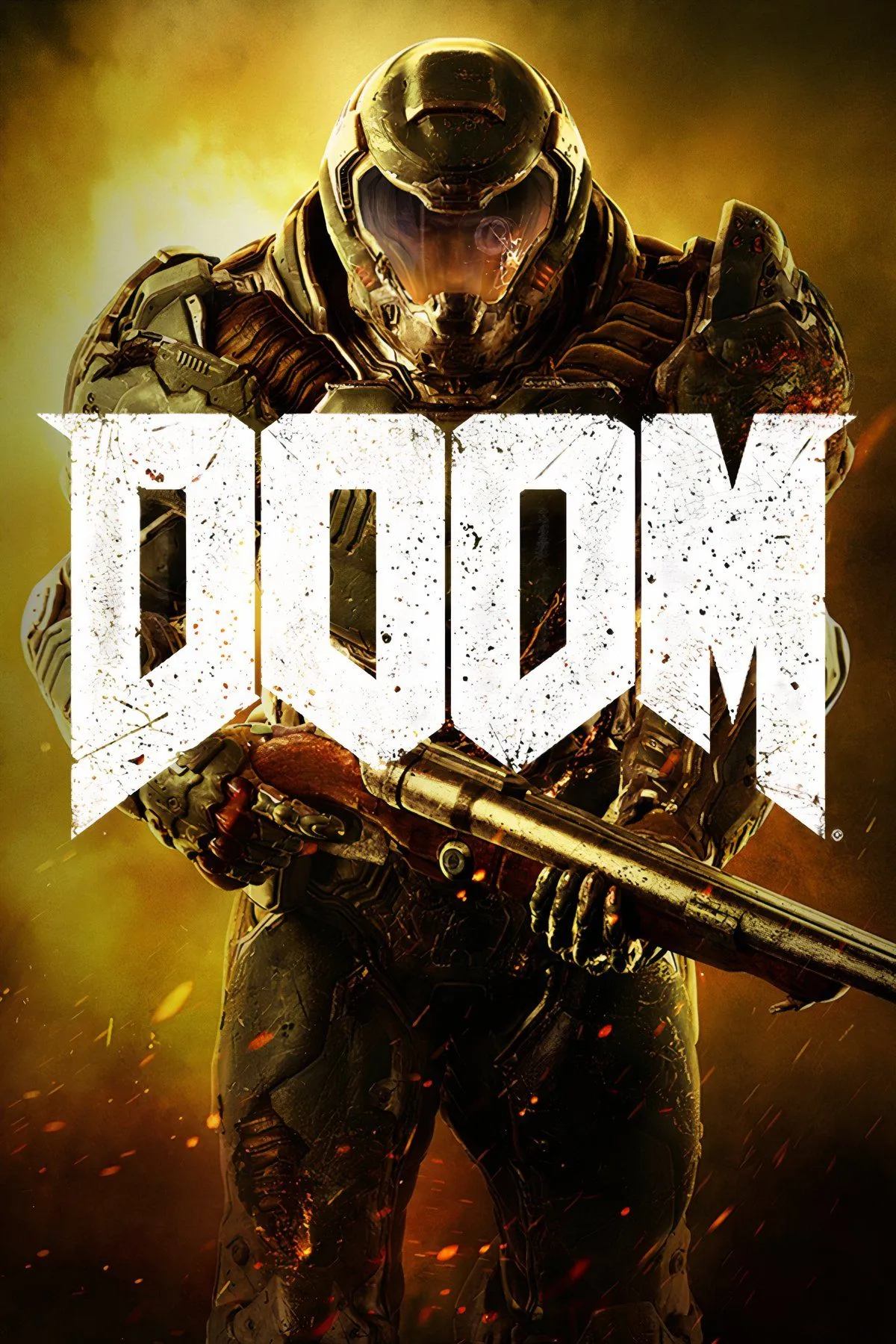 Nhân vật chính Doom Slayer trong game bắn súng DOOM (2016)