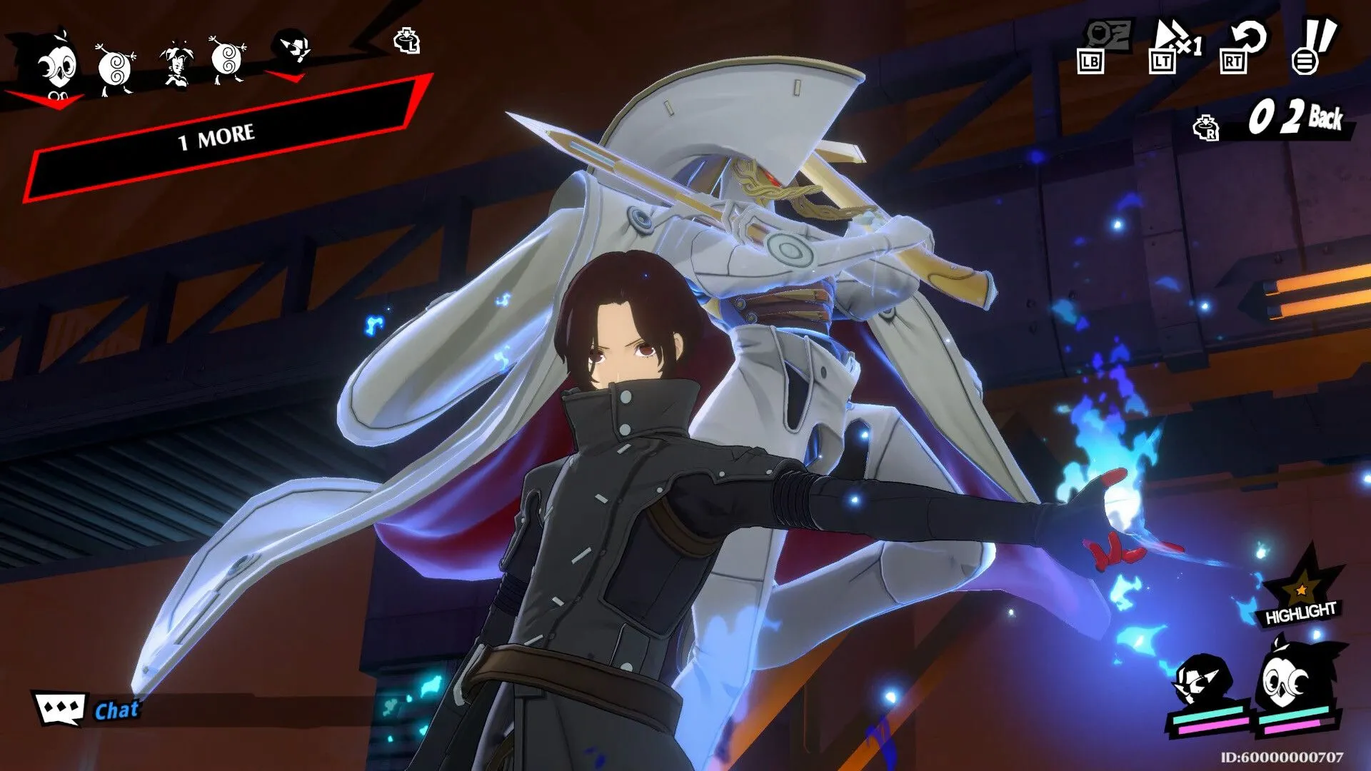 Nhân vật Joker của Persona 5 The Phantom X đang di chuyển trong một Palace đầy màu sắc