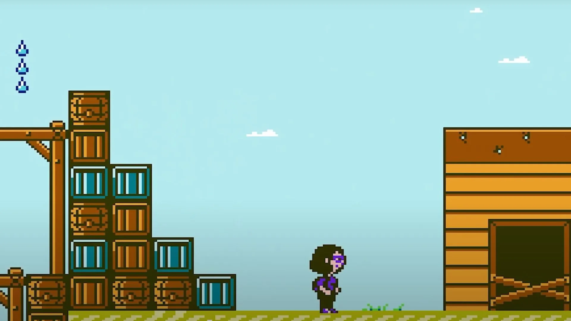 Nhân vật Rhapsody khám phá một màn chơi mới trong game phiêu lưu Echoes of the Unread trên NES