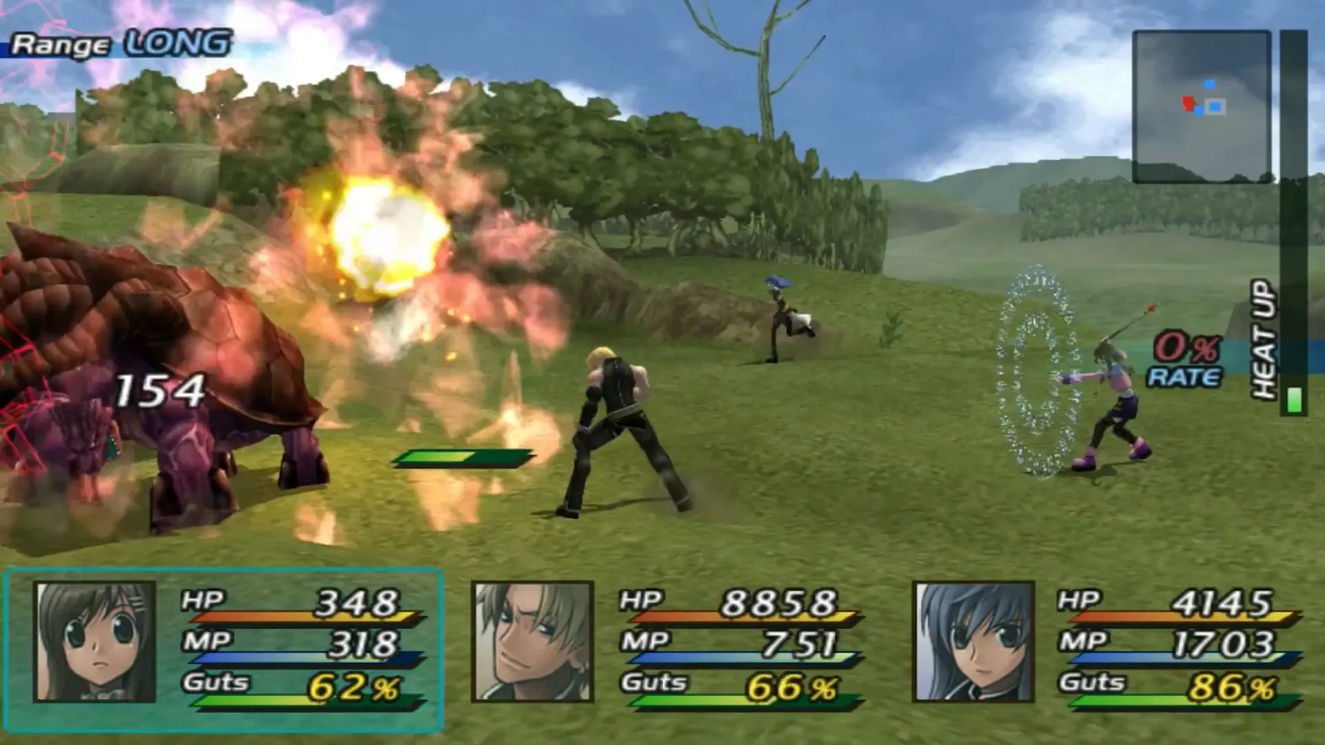Nhân vật trong Star Ocean Till the End of Time với cơ chế chết khi MP về 0