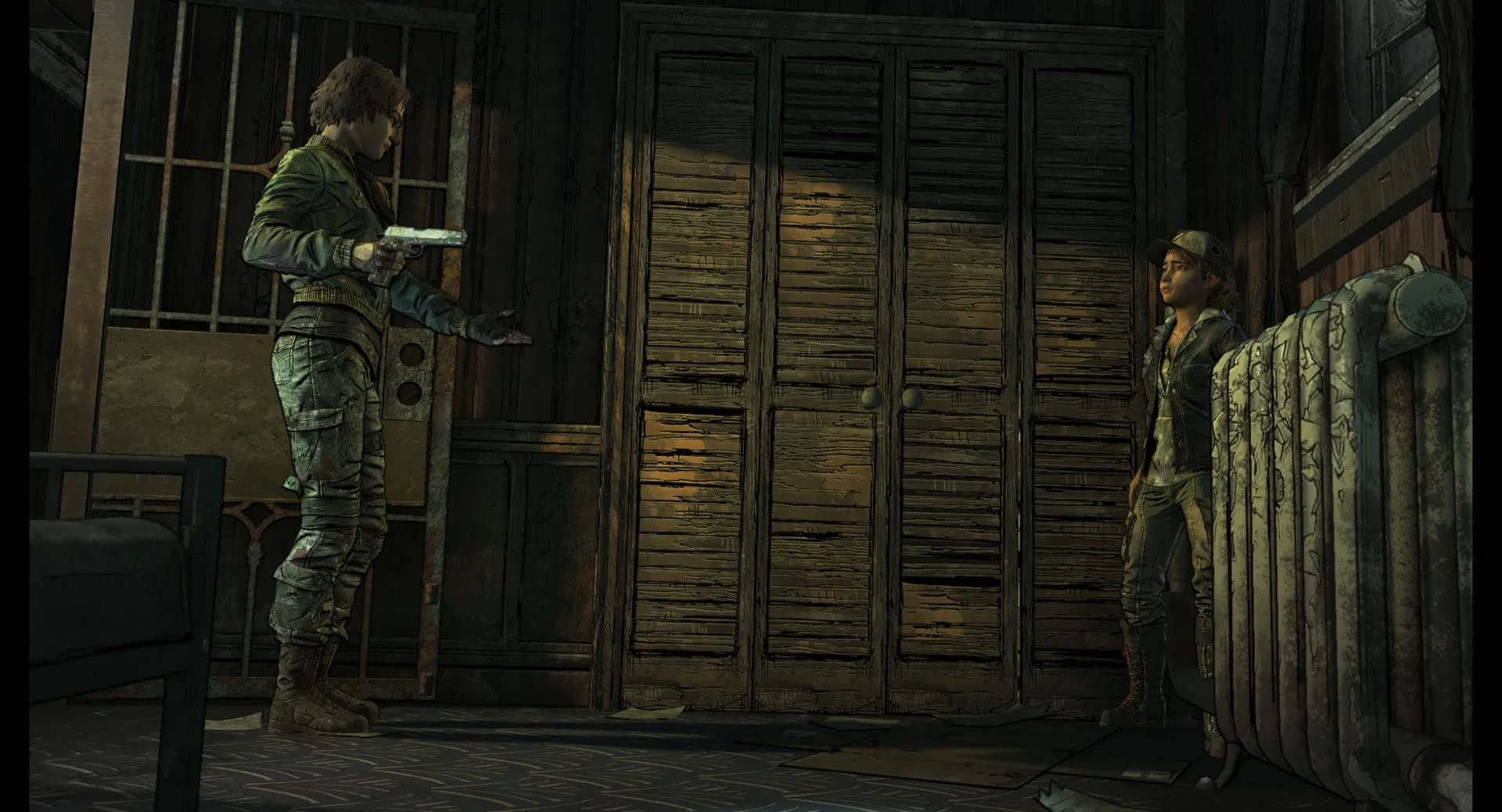 Nhóm người sống sót ẩn nấp trong thế giới hậu tận thế zombie của The Walking Dead Telltale