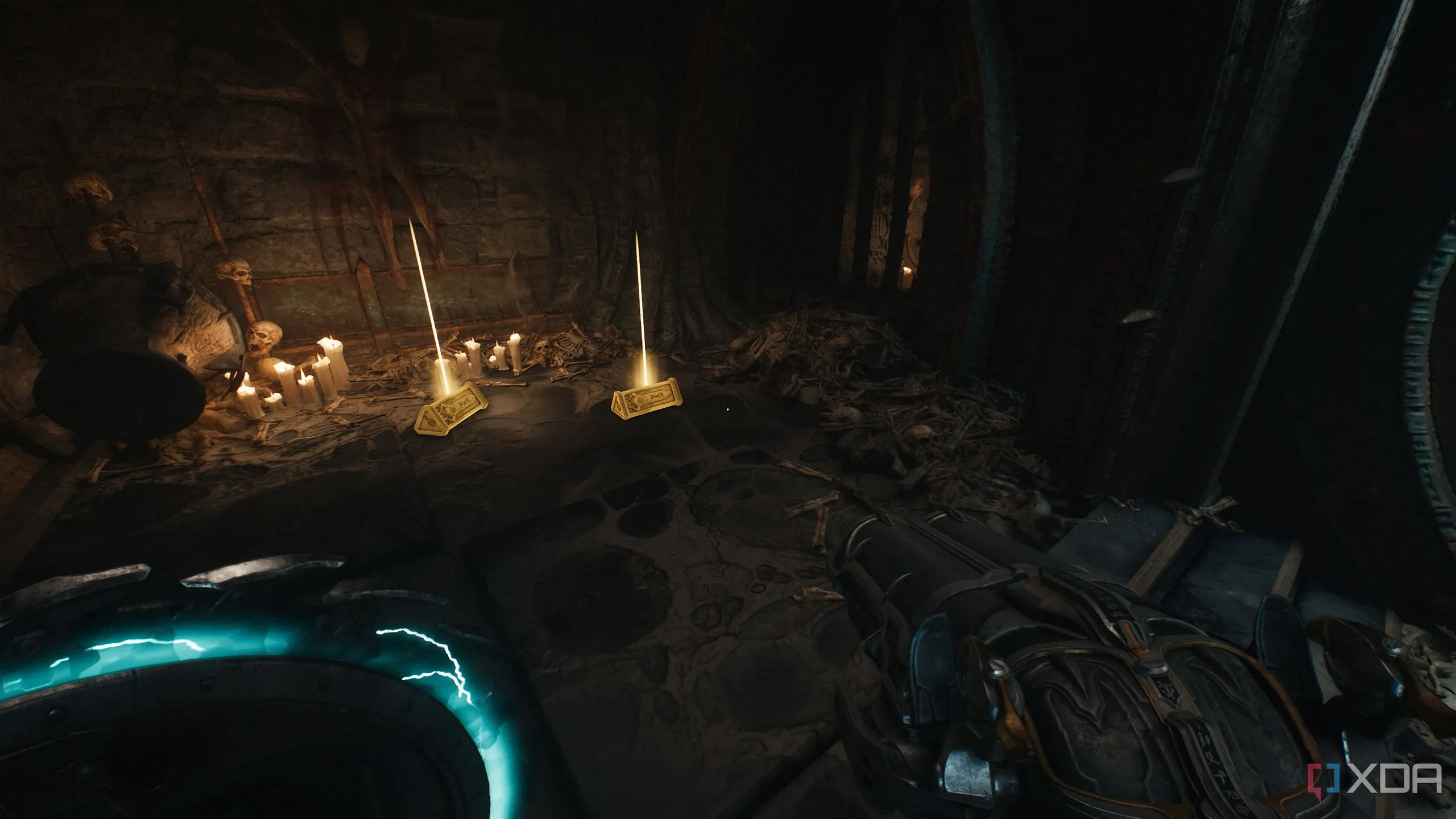 Những thỏi vàng đầu tiên sau khi phá gai kim loại trong Chapter 19 Doom: The Dark Ages