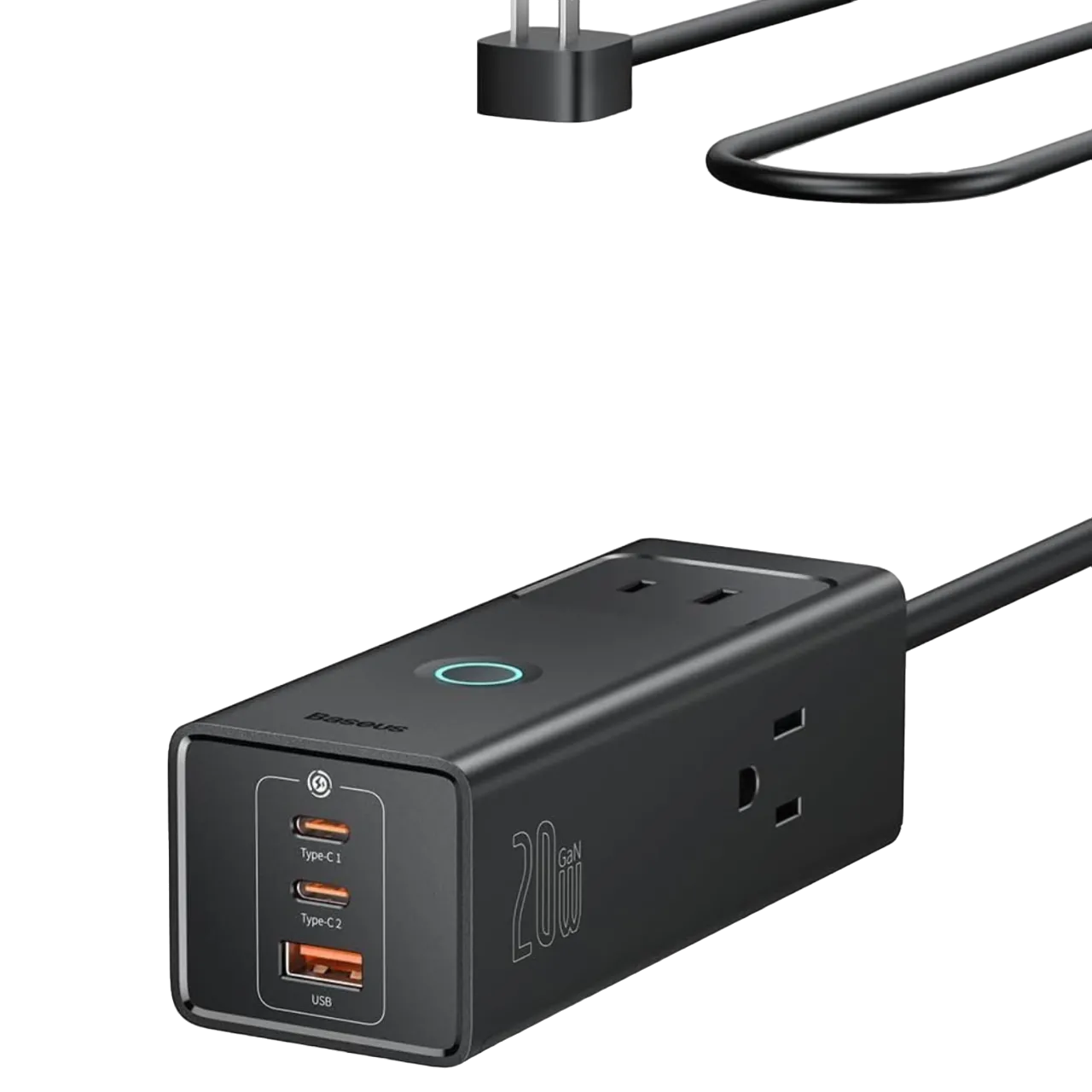 Ổ cắm điện chống sét lan truyền Baseus Power Strip 1200J, bảo vệ thiết bị gaming khỏi biến động điện áp