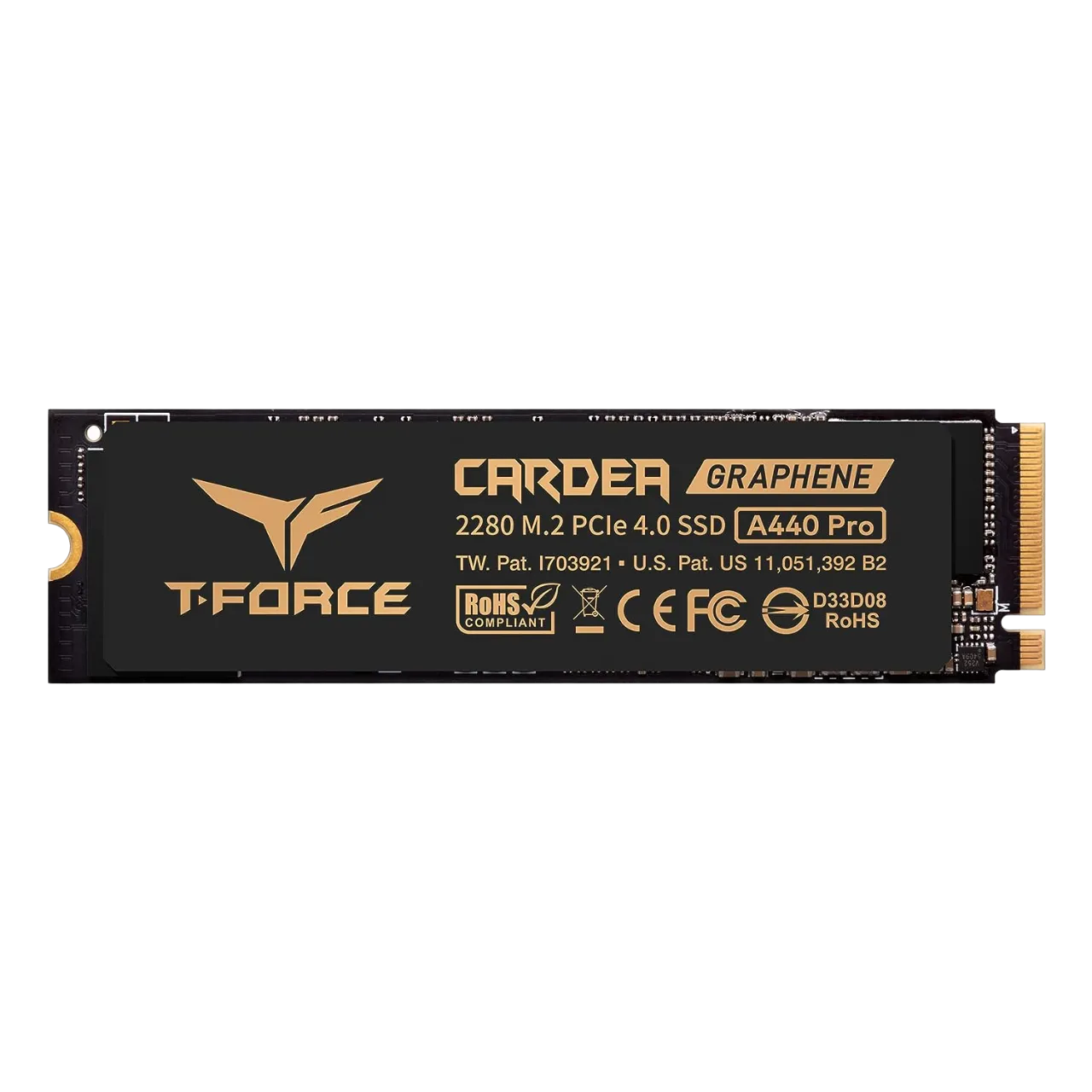 Ổ cứng SSD Team Group T-FORCE CARDEA A440 M.2 PCIe Gen4 2TB với tản nhiệt tích hợp