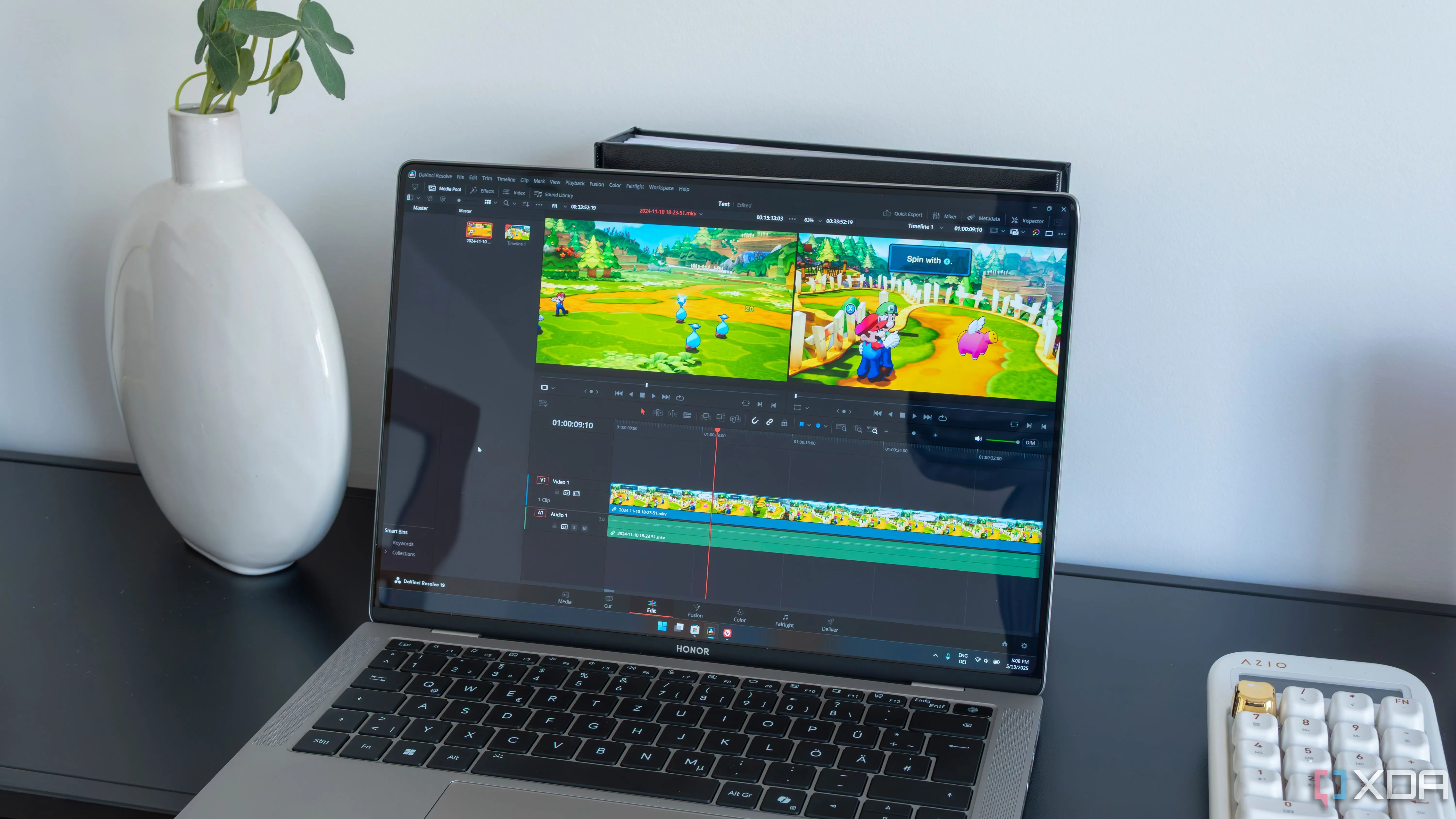 Phần mềm dựng video chuyên nghiệp DaVinci Resolve trên laptop