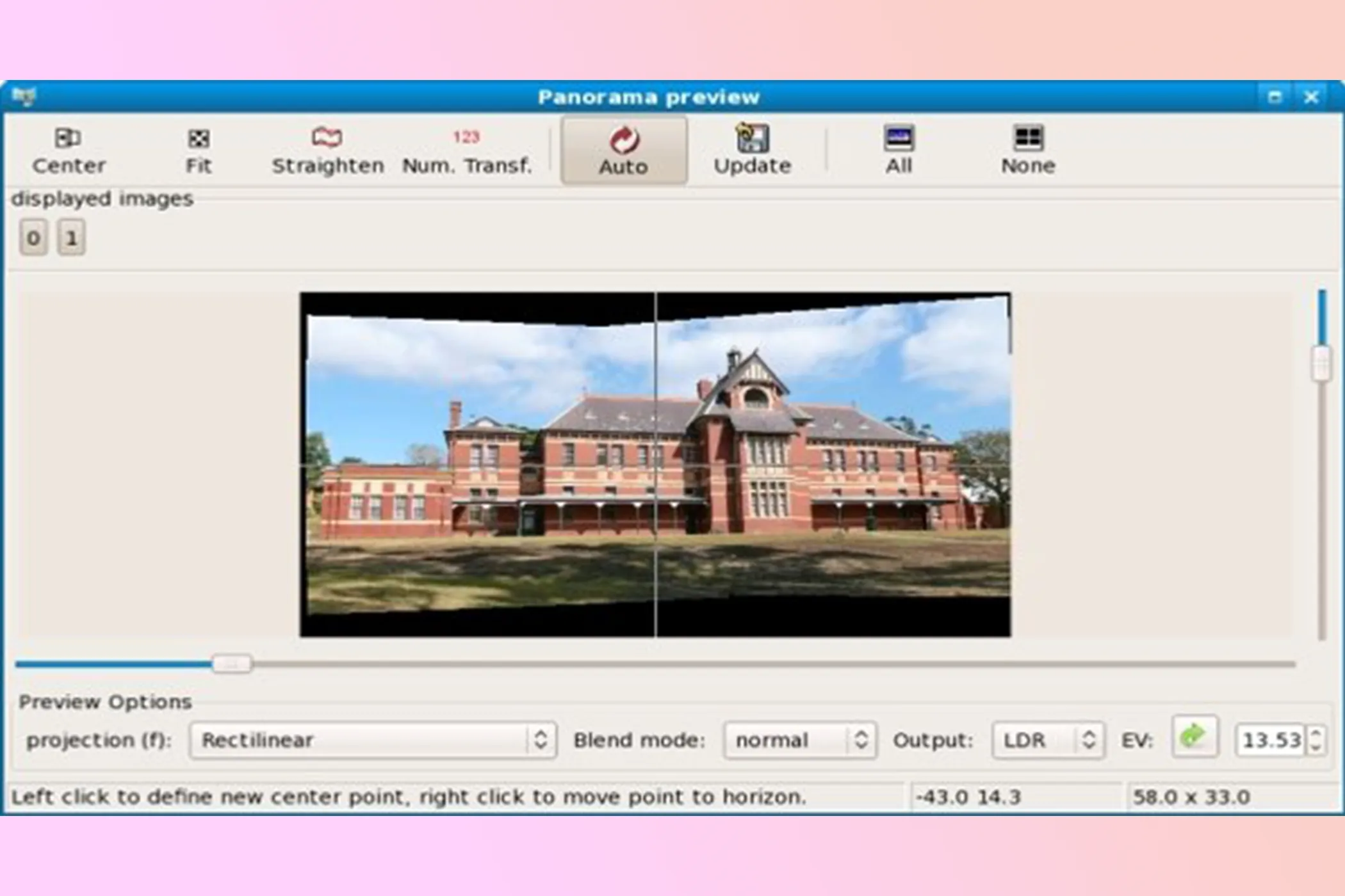 Plugin Hugin giúp ghép ảnh panorama trong GIMP