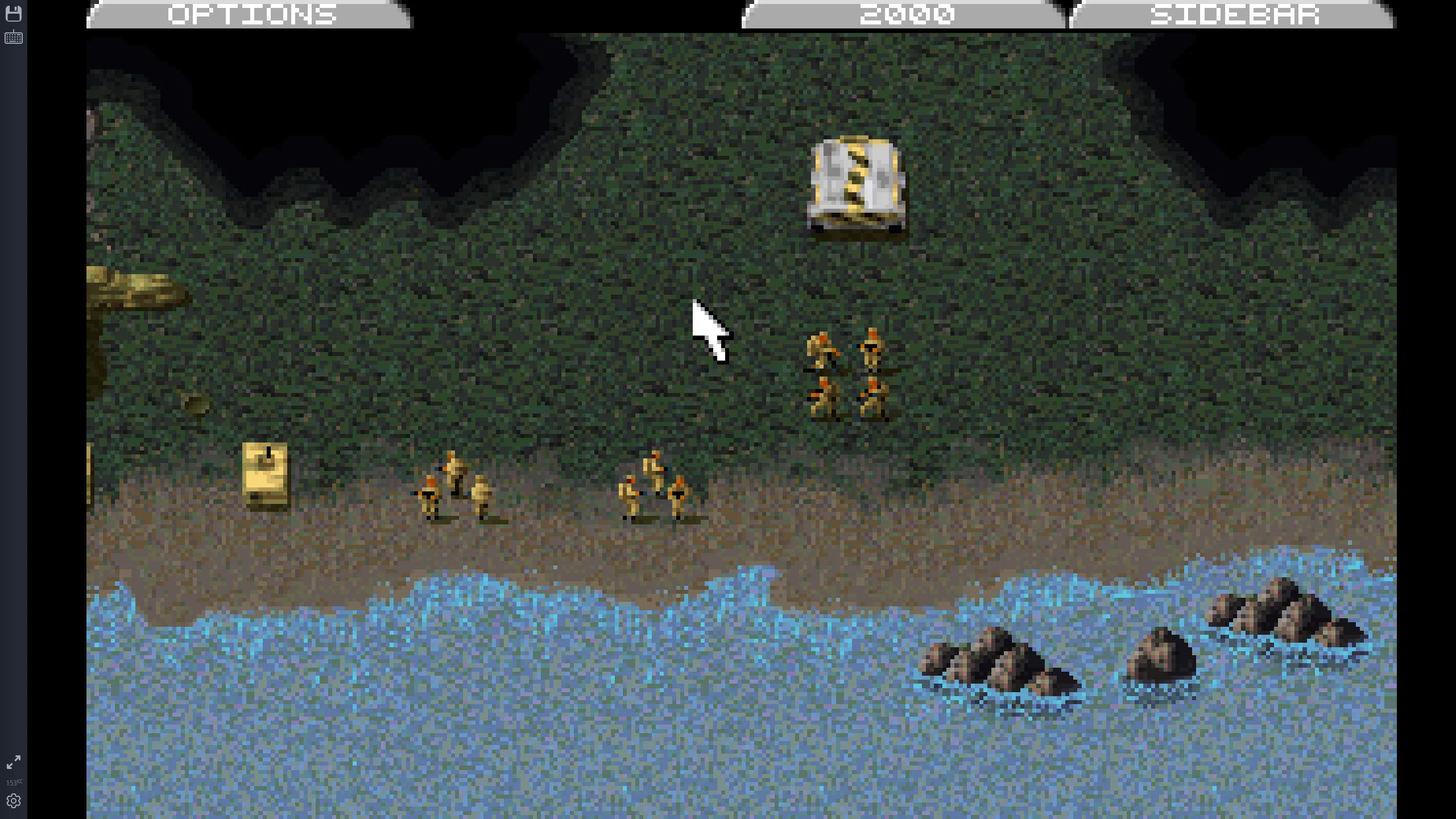 Quân đội trong game chiến thuật thời gian thực Command &amp; Conquer trên nền DOS.