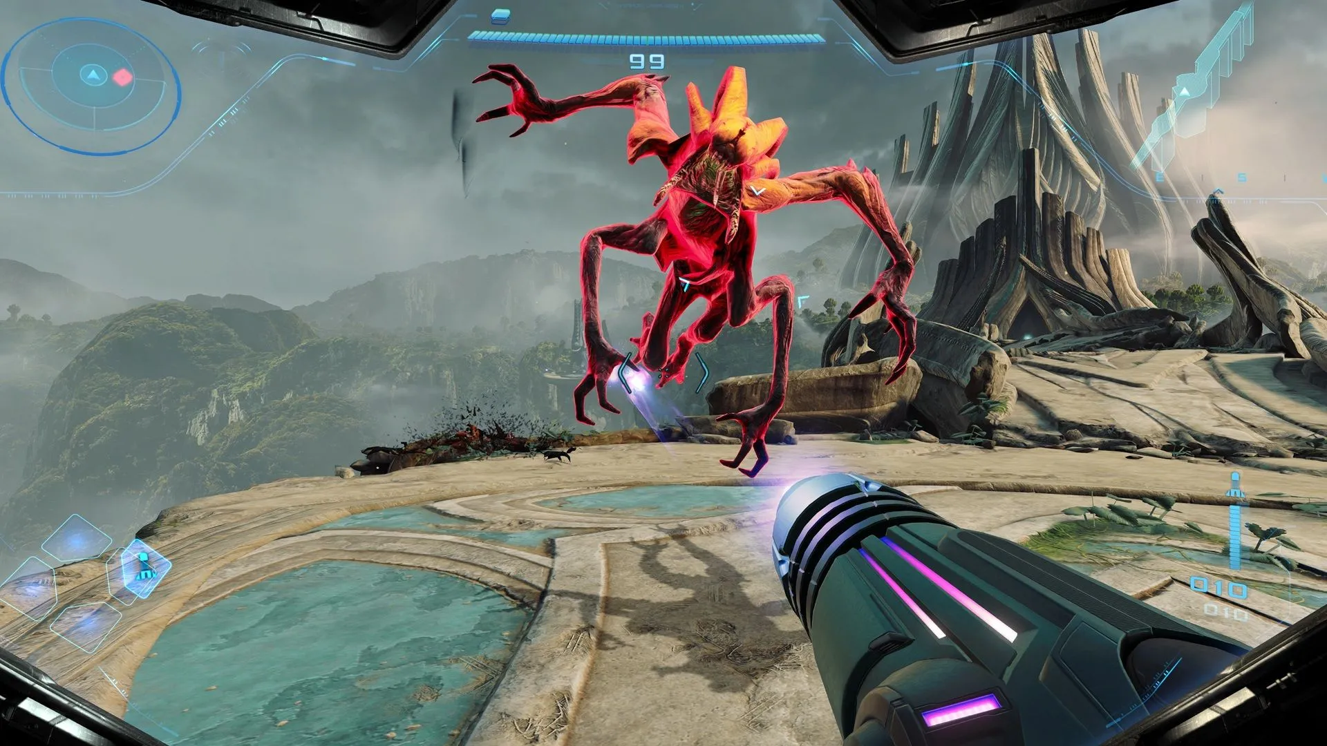 Samus Aran trong Metroid Prime 4: Beyond với đồ họa 4K trên Switch 2