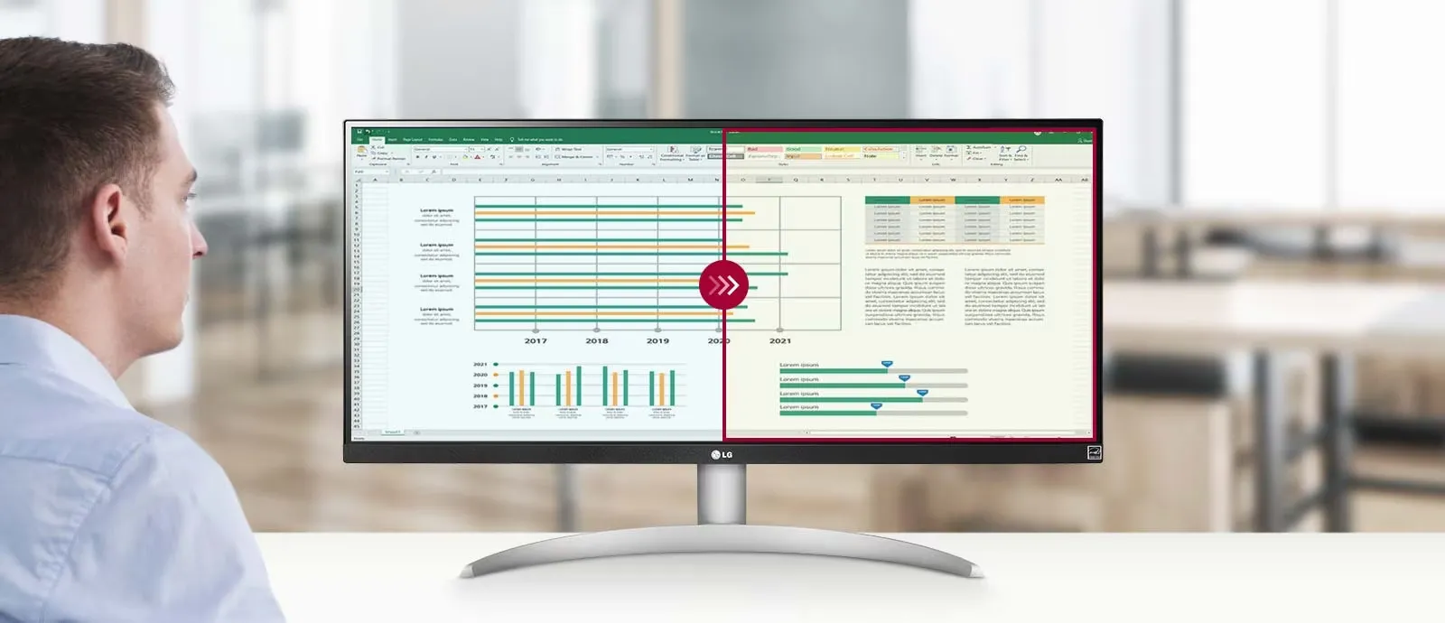 Sắp xếp cửa sổ trên màn hình ultrawide với Magnet