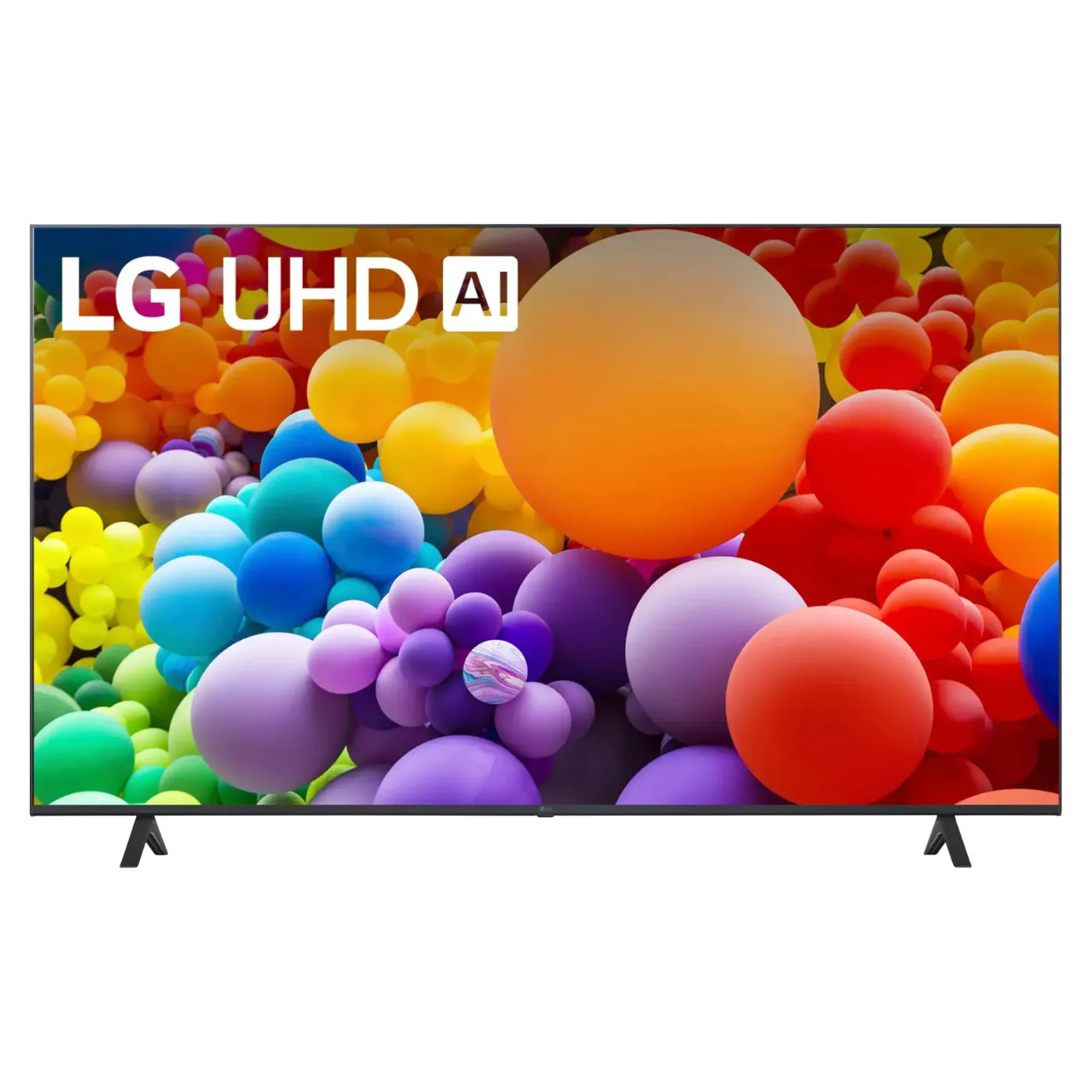 Smart TV LG UT70 Series 65 inch 4K với màn hình viền mỏng và chân đế hiện đại