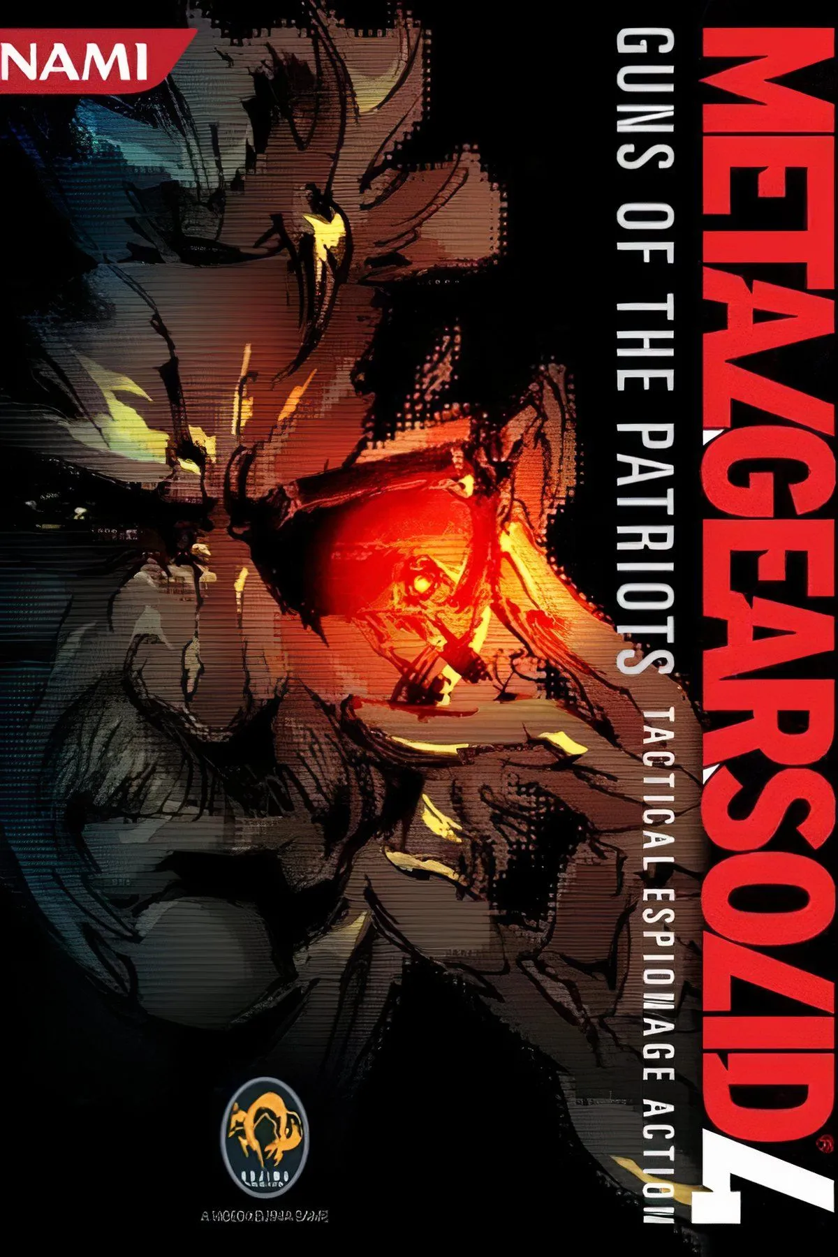 Solid Snake cầm súng trong một phân cảnh của Metal Gear Solid 4: Guns of the Patriots