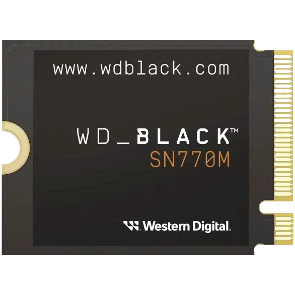 SSD WD Black SN770M 2TB M.2 2230 với thiết kế chuyên nghiệp