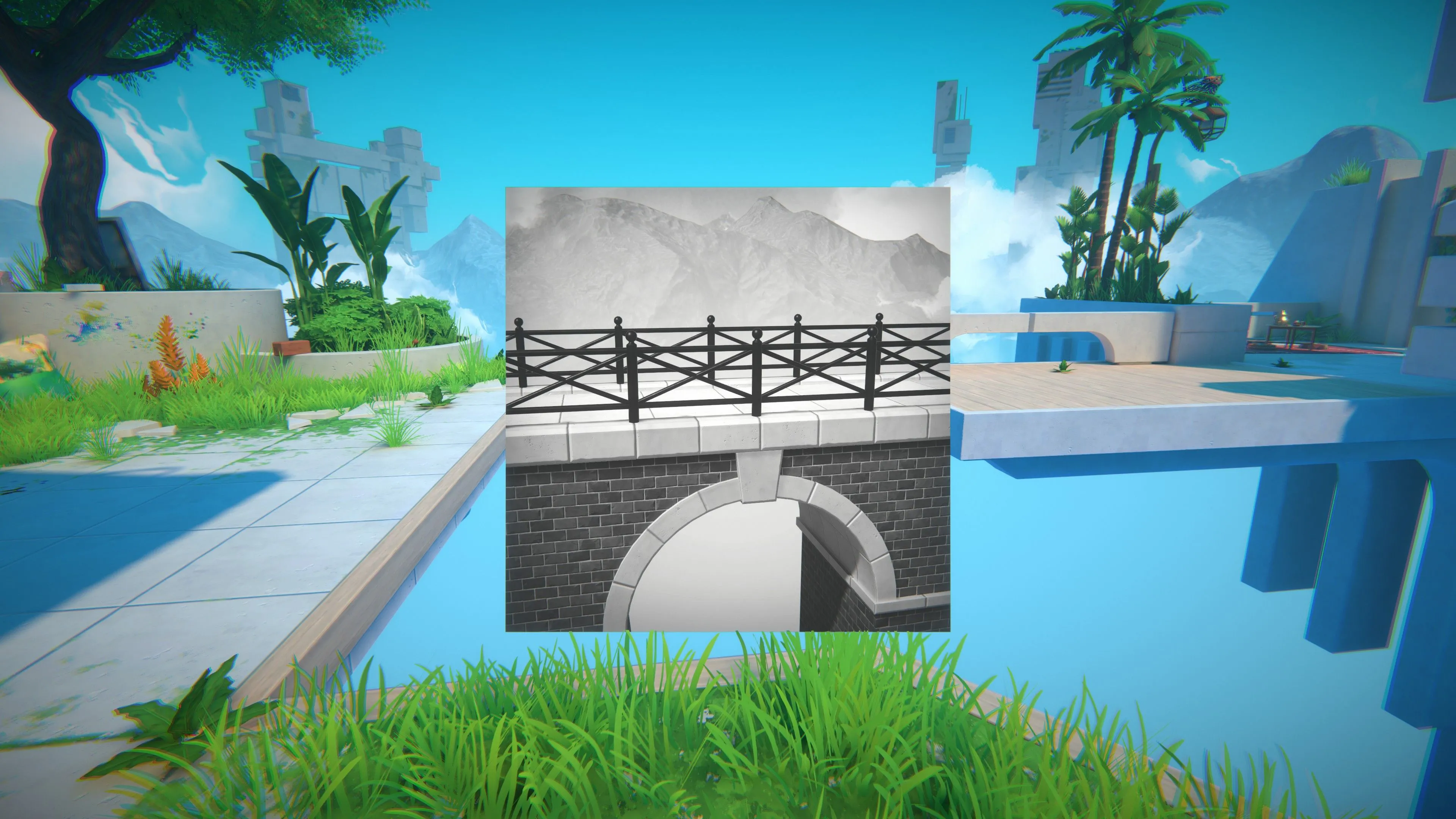 Sử dụng ảnh để tạo cầu nối trong Viewfinder, game giải đố góc nhìn thứ nhất bẻ cong thực tại.