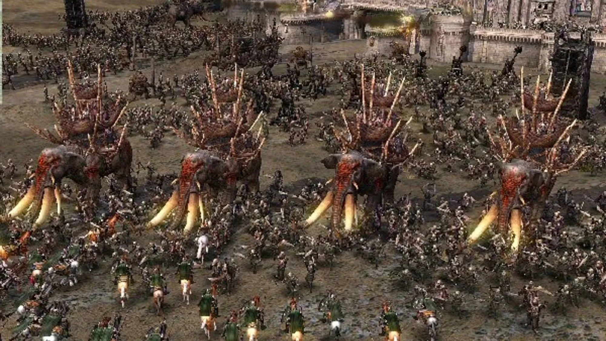 Thành phố Minas Tirith trong The Lord of the Rings: Battle for Middle Earth, biểu tượng cho game chiến thuật