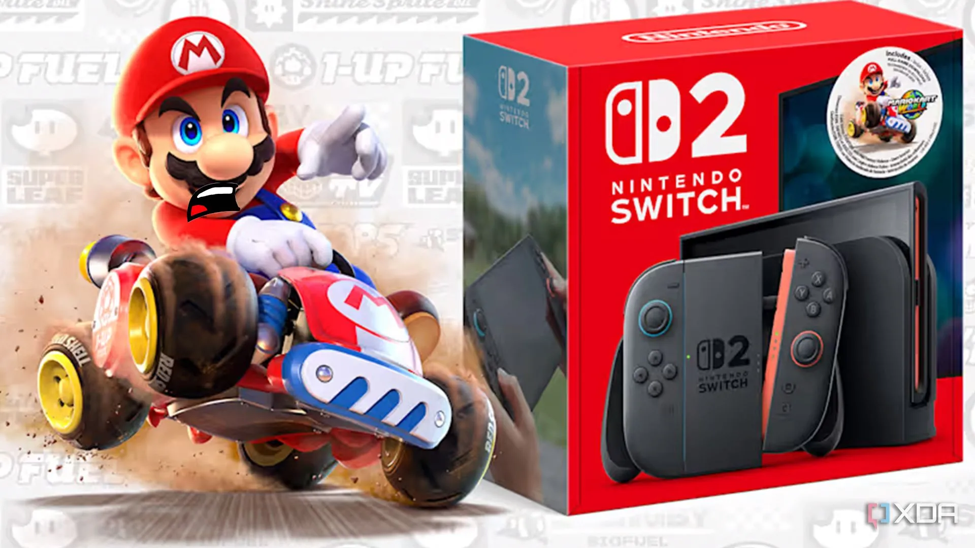 Thế giới Mario Kart và hình ảnh minh họa Nintendo Switch 2