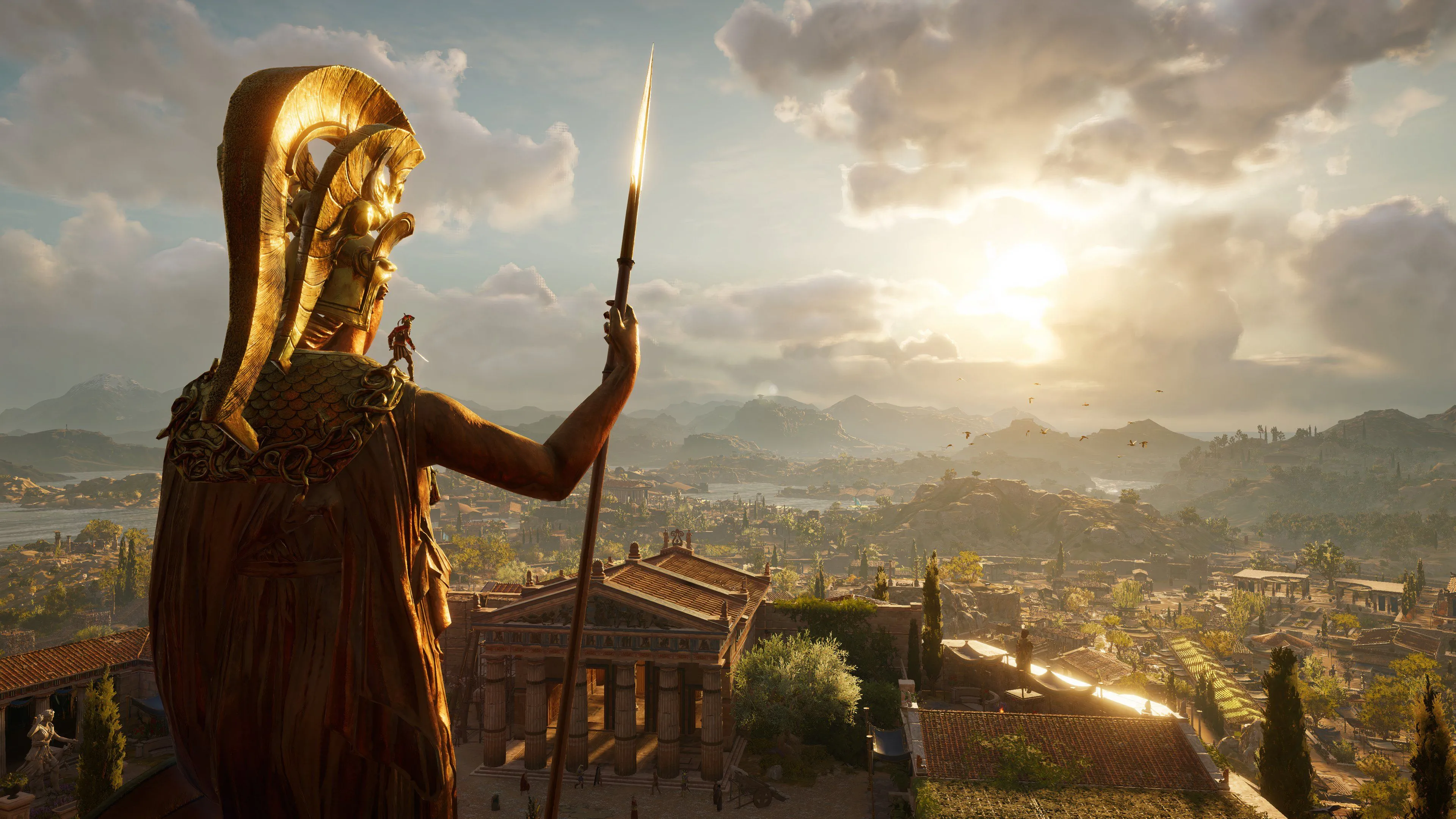 Thế giới mở tuyệt đẹp với kiến trúc cổ kính và biển xanh ngát trong Assassin's Creed Odyssey