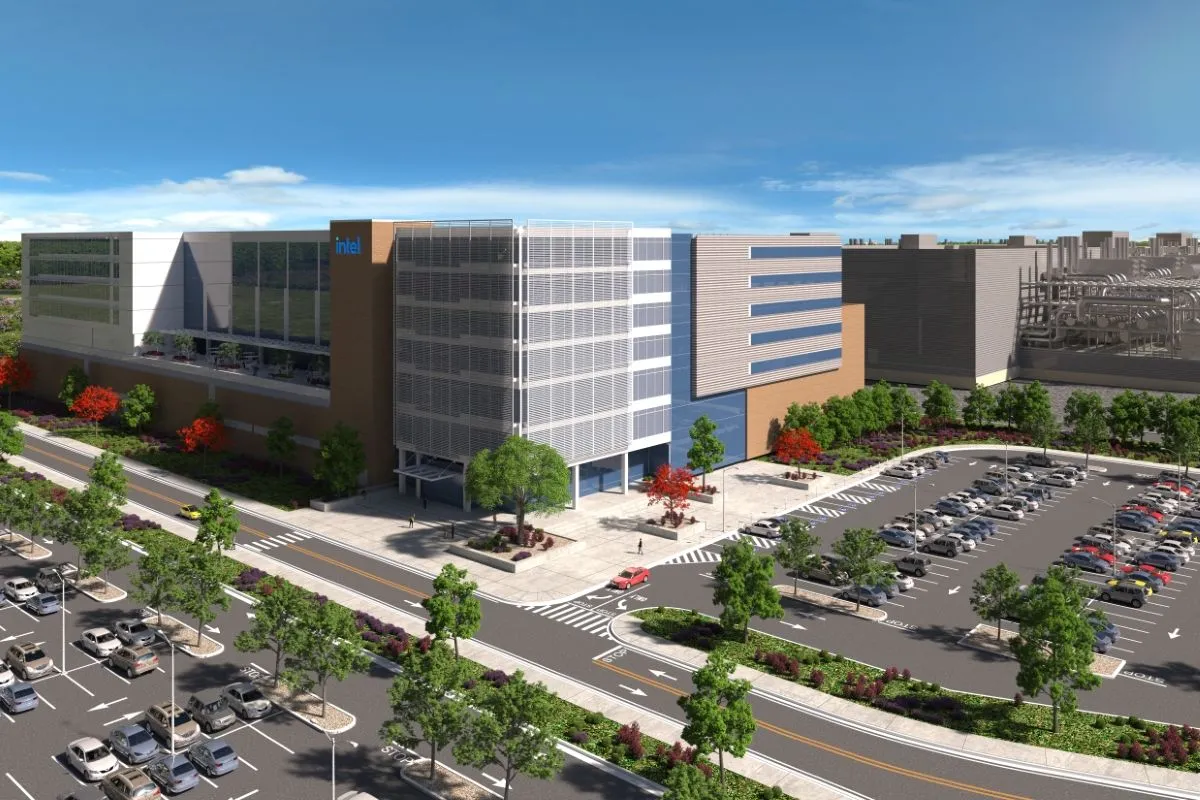 Thiết kế nhà máy sản xuất chip của Intel tại Ohio, Mỹ, thuộc chiến lược mở rộng