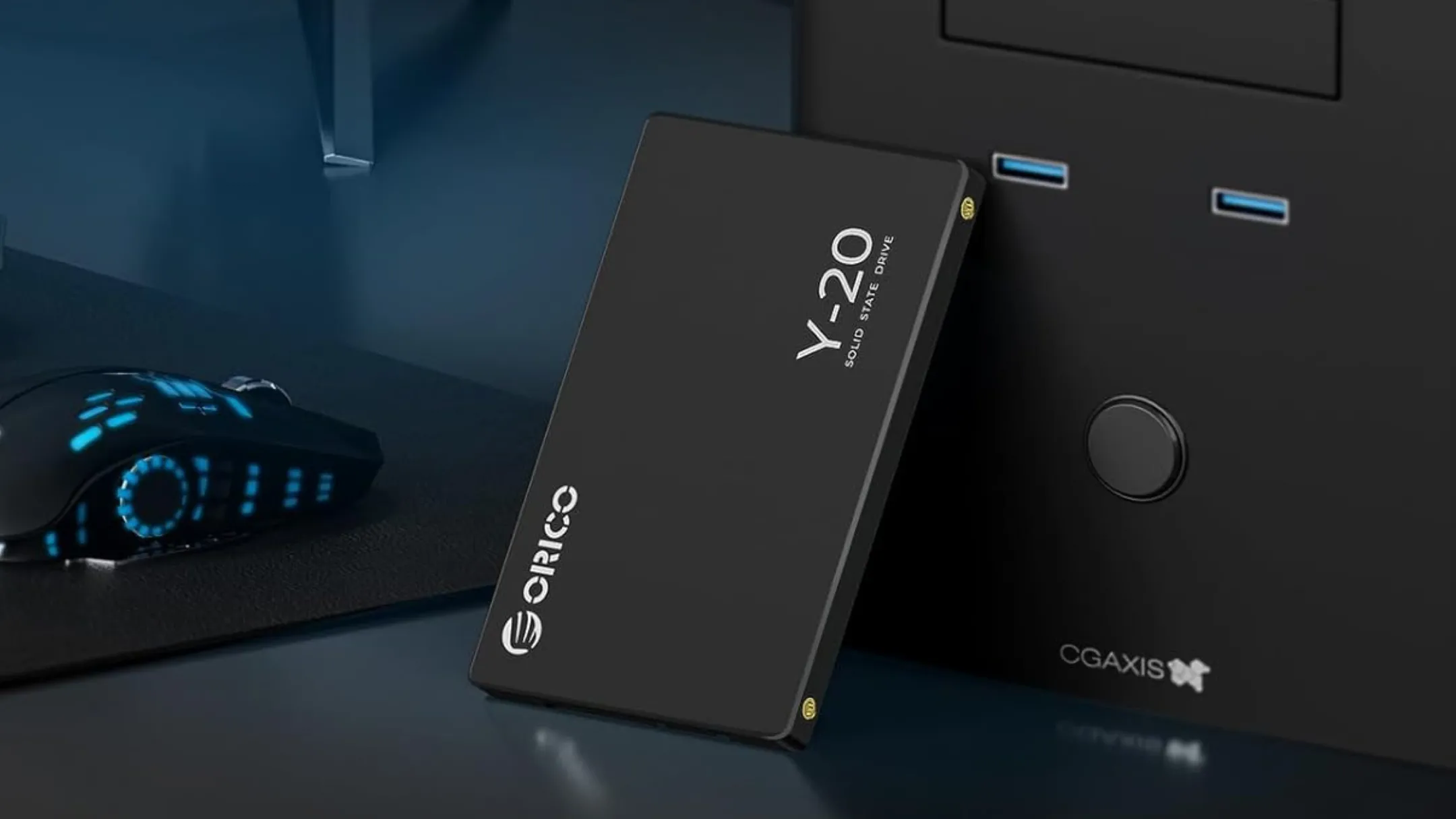 Thiết kế ổ cứng SSD ORICO 128GB SATA 2.5 inch với các cổng kết nối