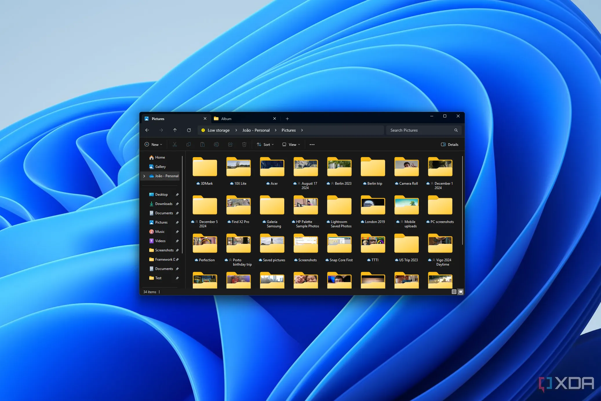 Thư mục được sắp xếp gọn gàng trong File Explorer Windows giúp dễ dàng tìm kiếm file ảnh