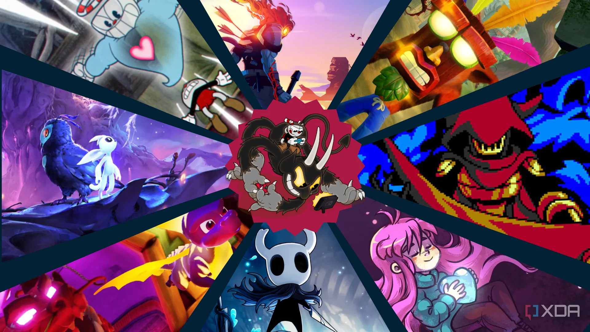 Tổng hợp artwork từ các game platformer phổ biến nhất trên Steam, lấy cảm hứng từ những tựa game như Prince of Persia