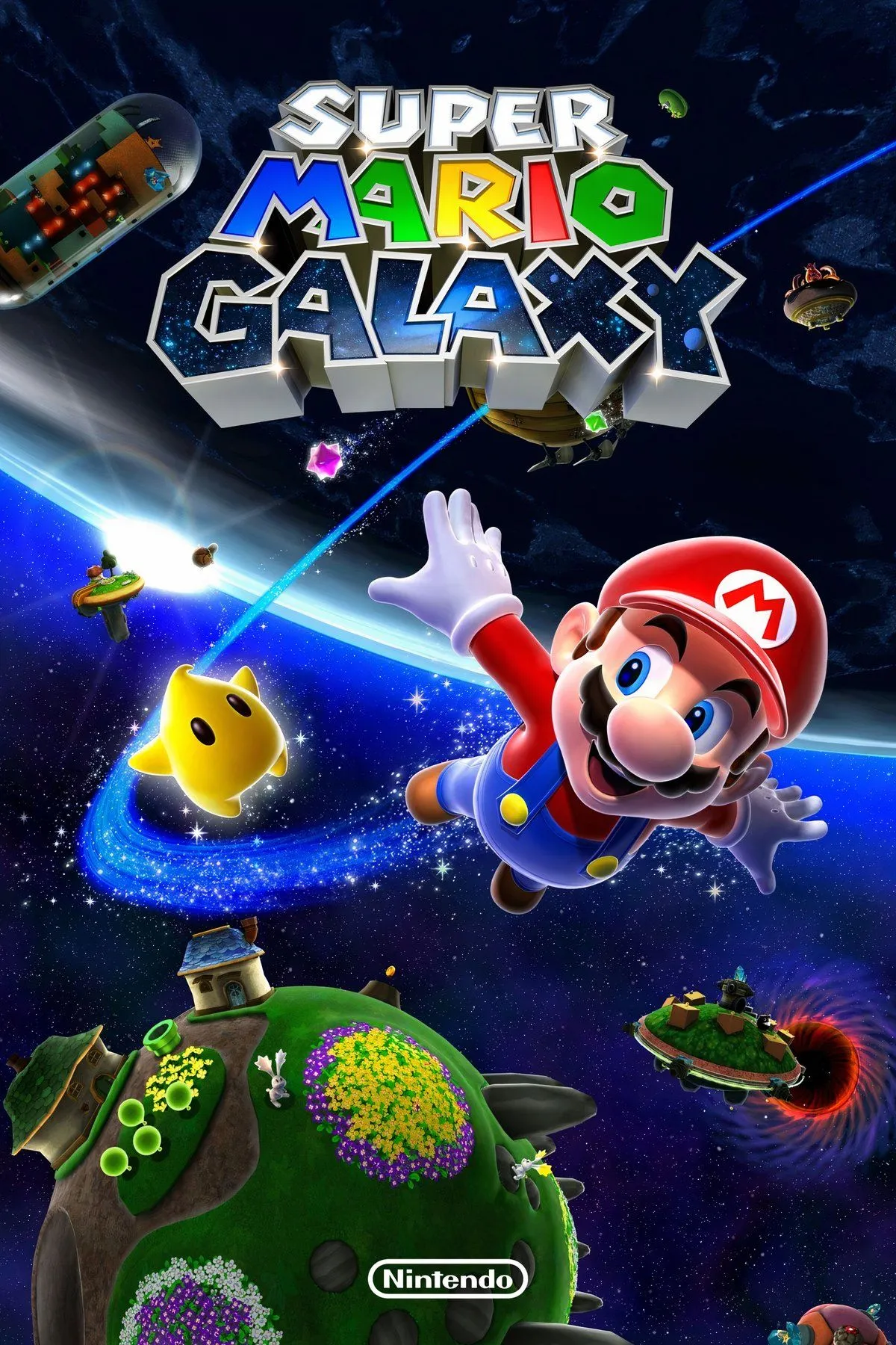 Tổng hợp các khoảnh khắc phiêu lưu và giải đố trong môi trường không gian của Super Mario Galaxy
