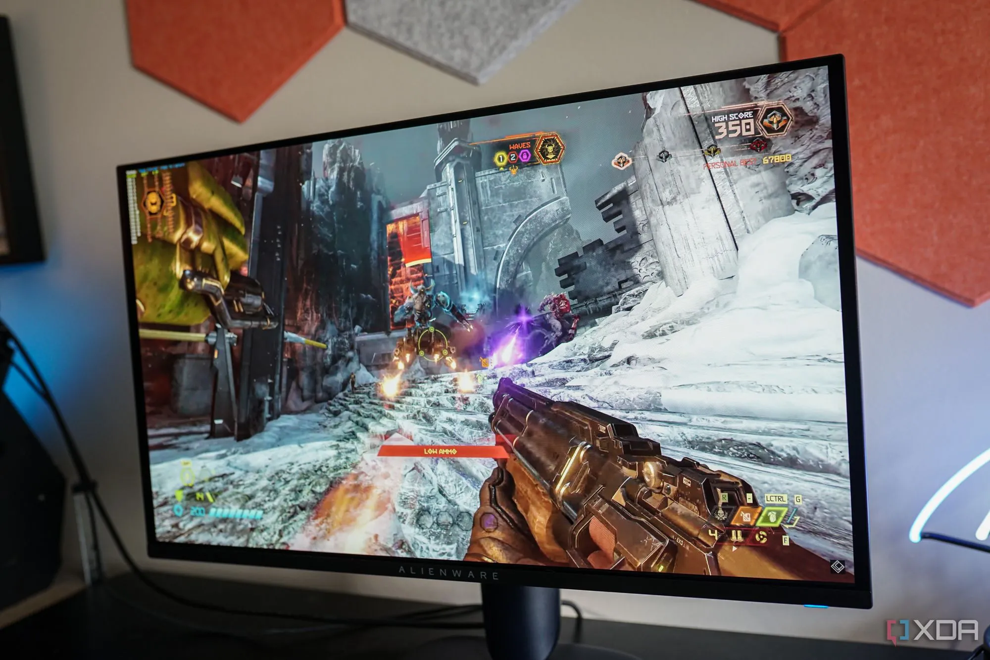 Trải nghiệm chơi game Doom Eternal sống động trên màn hình Alienware AW2725Q