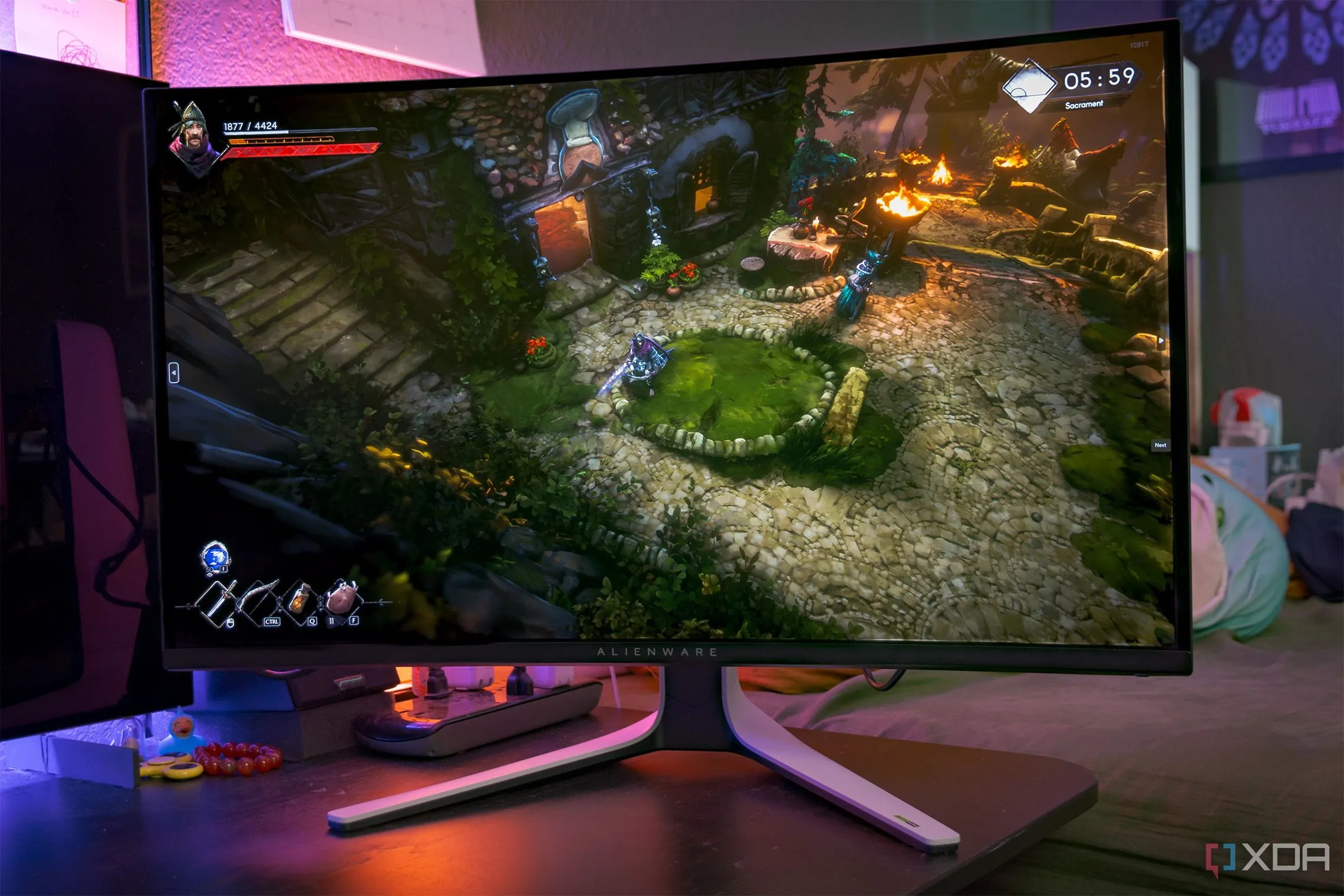 Trải nghiệm chơi game sống động trên màn hình Alienware AW3225QF với công nghệ QD-OLED và 4K 240Hz