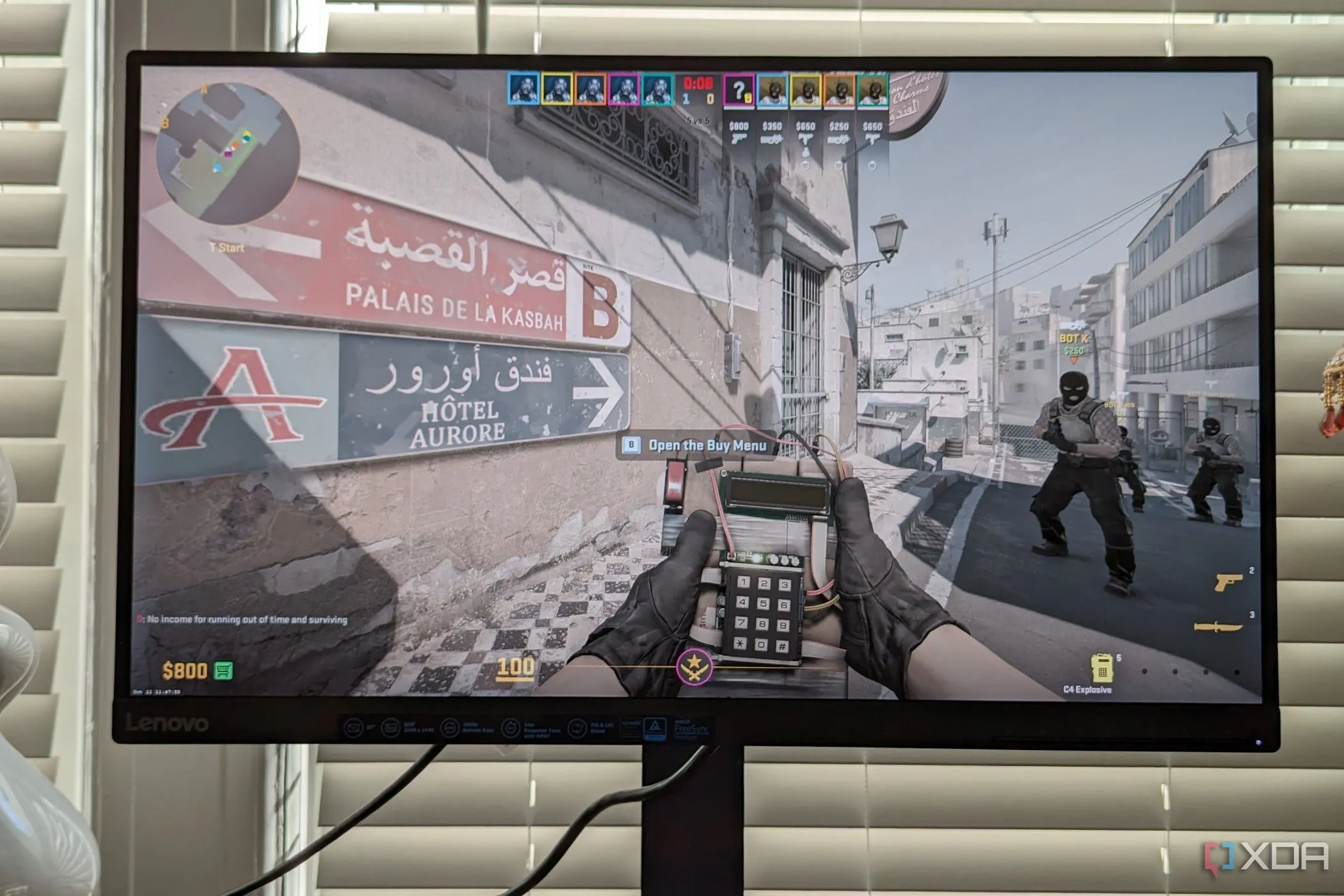 Trải nghiệm mượt mà Counter-Strike 2 trên màn hình Lenovo G27q-30 với CPU AMD Ryzen 7 9800X3D